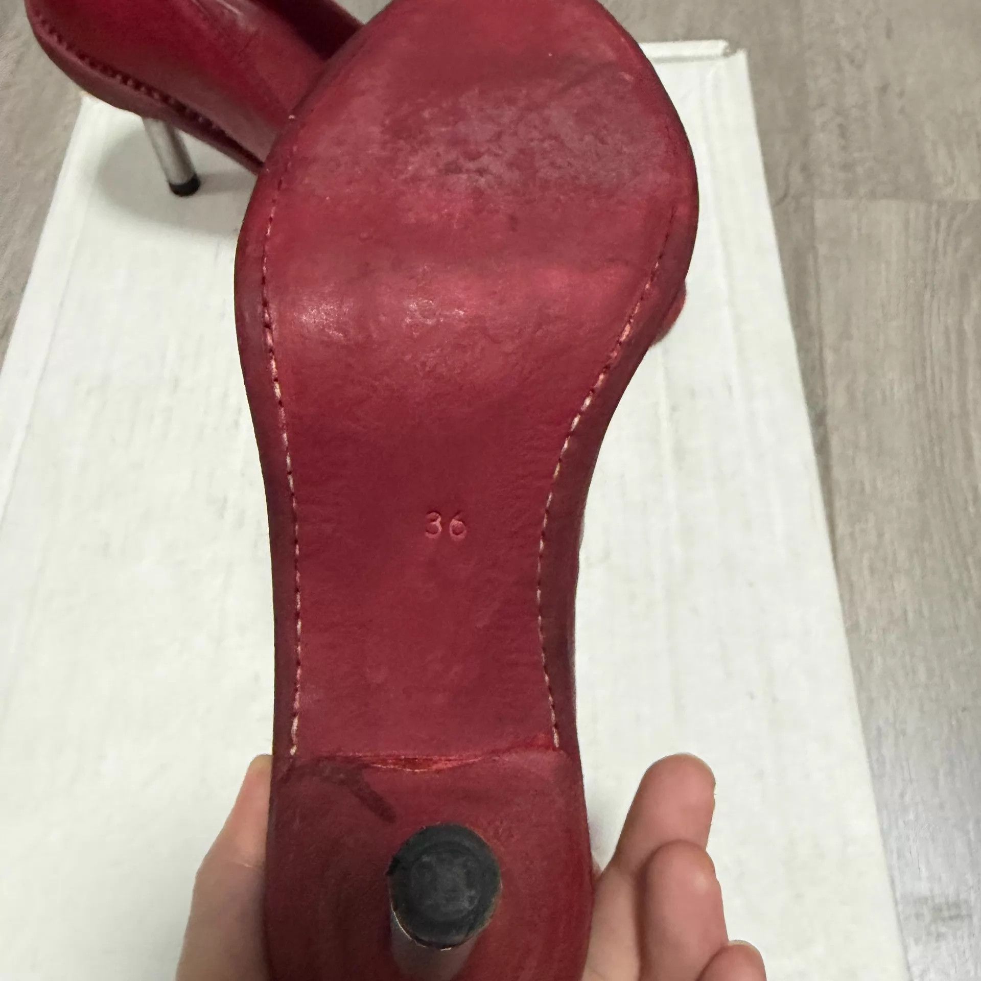 Guidi Guidi Metallic Heels 36 Unused 8cm Heel Size US 5.5 / IT 35.5 - 8 Thumbnail