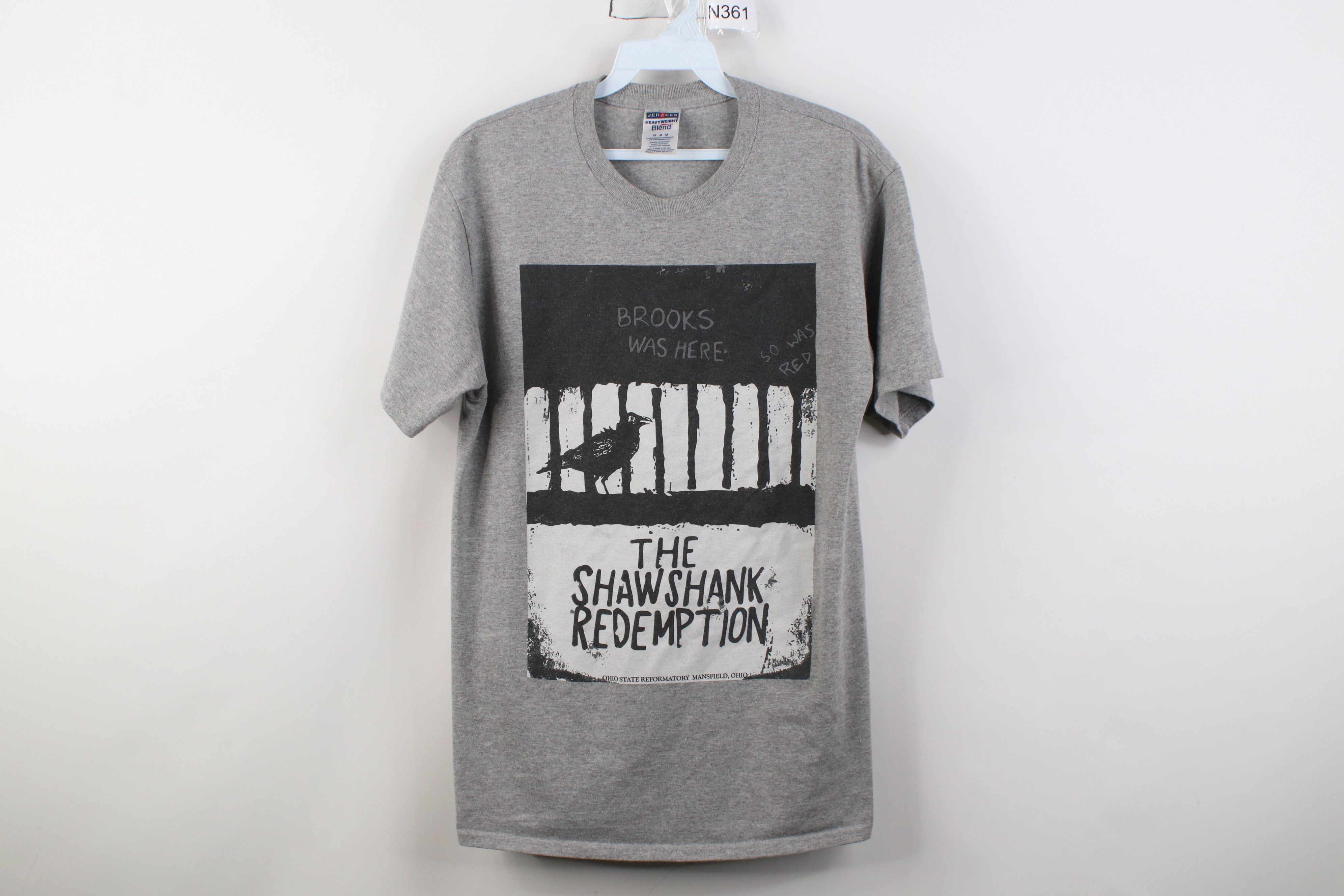 Vintage Vintage Shawshank Redemption Movie Short Sleeve T-Shirt Gray Size US M / EU 48-50 / 2 - 1 Thumbnail