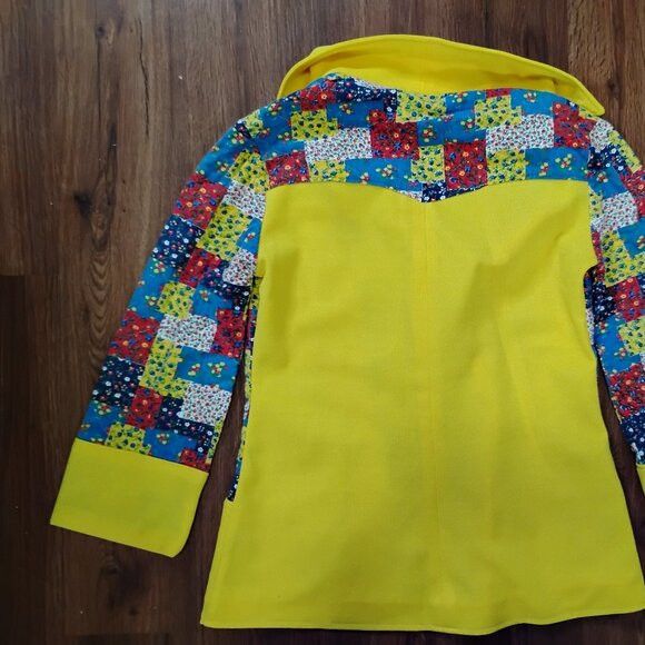 Other Vintage R&K Originals Flower Patchwork Western Shirt Size M / US 6-8 / IT 42-44 - 5 Thumbnail