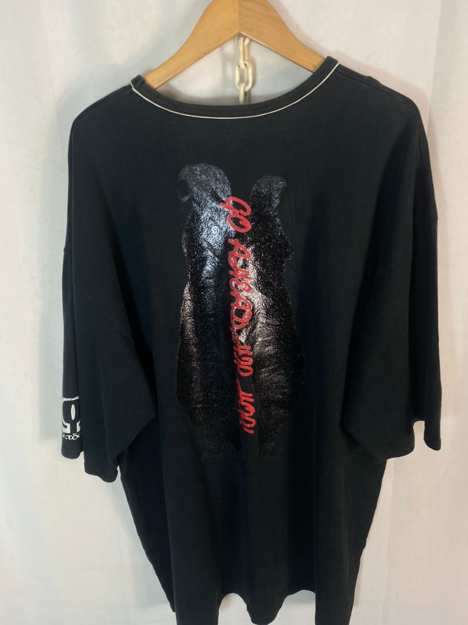 Japanese Brand × Vintage ‘Go ahead hip hop’ iron on printed tshirt by meltdown Size US XXL / EU 58 / 5 - 8 Thumbnail