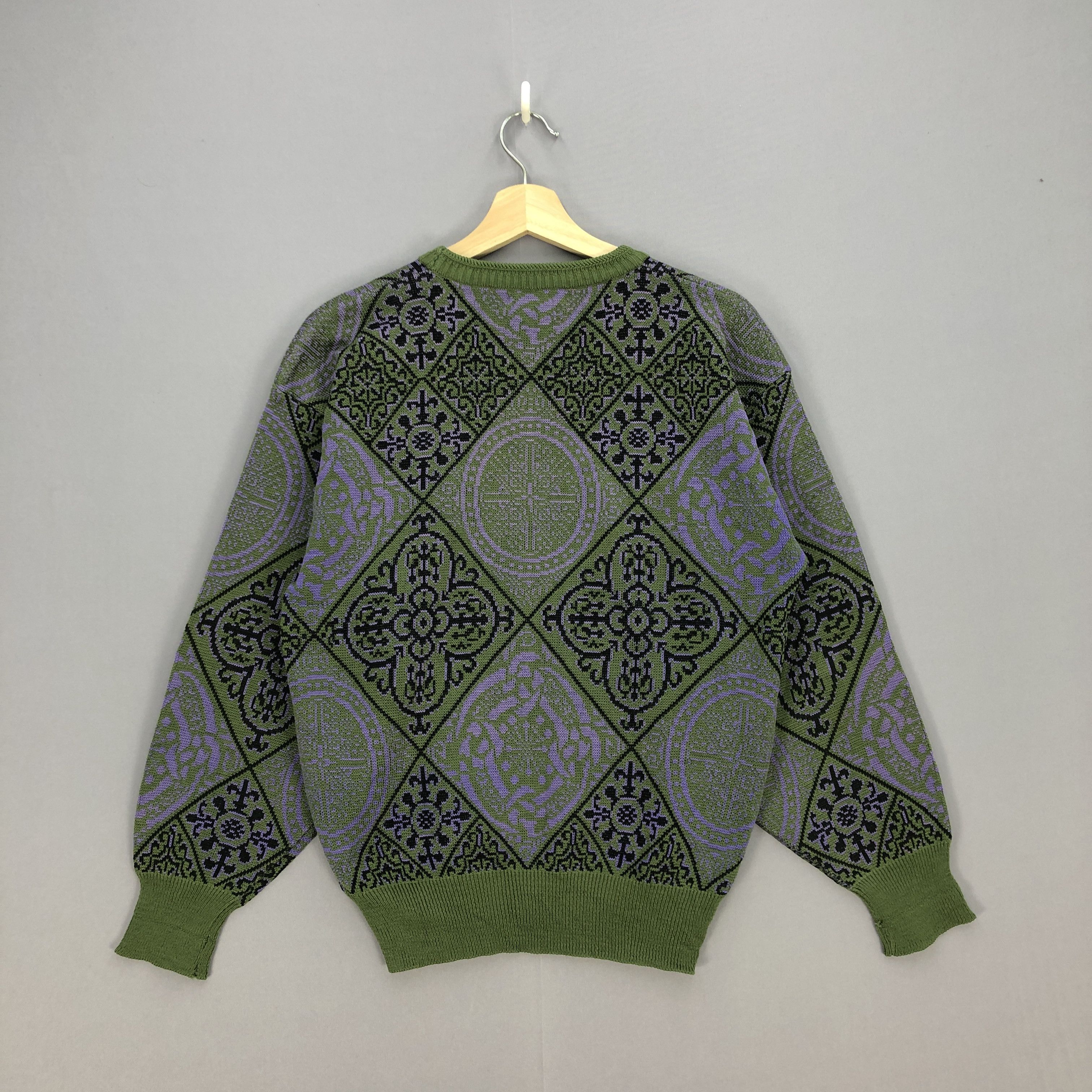 Homespun Knitwear × Vintage Vintage Nice Design Knitwear Japanese Brand Sweatshirt Size US M / EU 48-50 / 2 - 2 Thumbnail