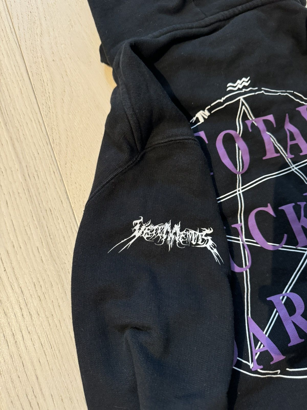 Vetements Vetements Total Fucking Darkness Hoodie Size US XS / EU 42 / 0 - 6 Thumbnail