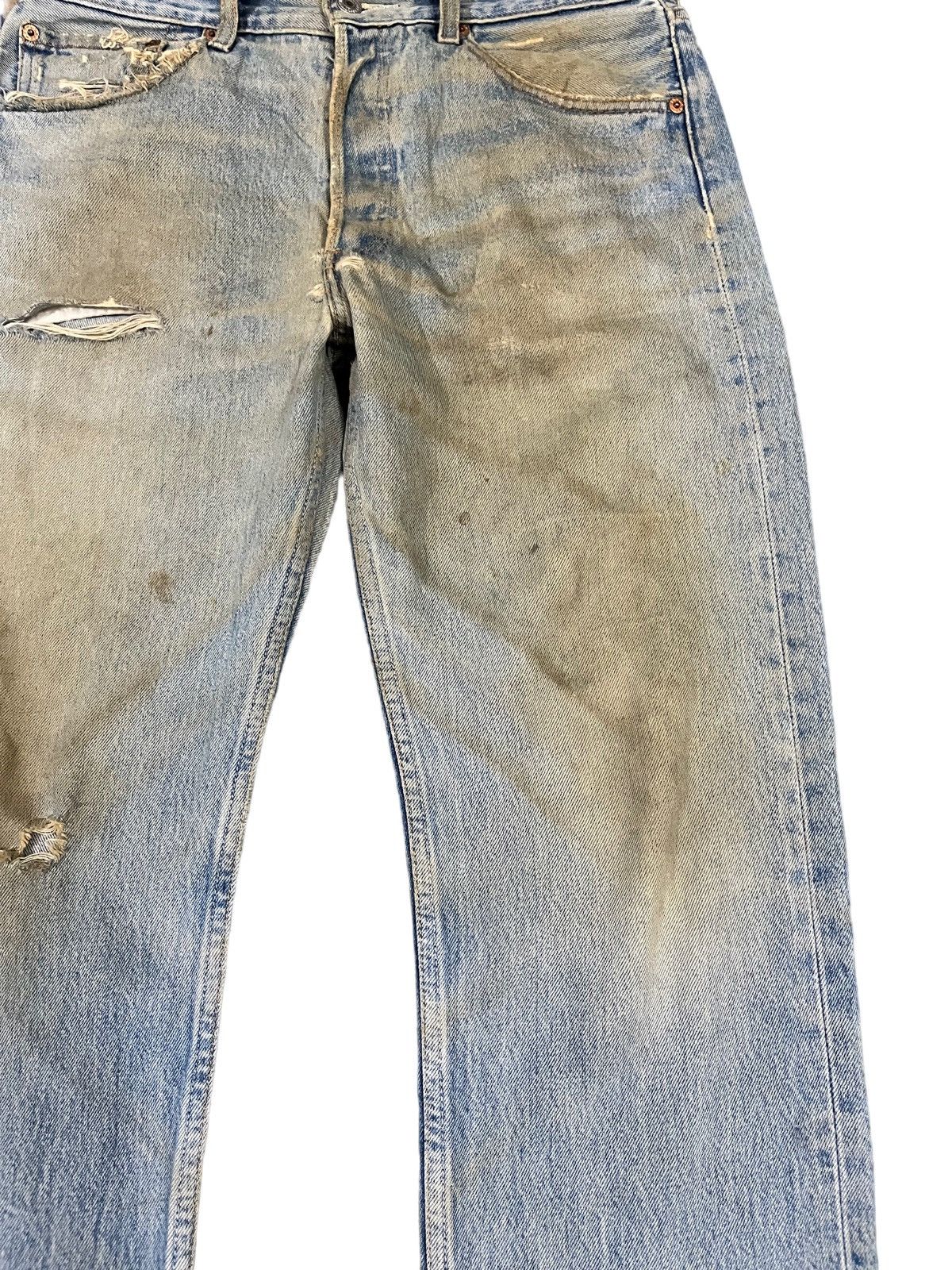 Levi's Vintage 80’s Levi’s 501 Mudwash Denim Size US 33 - 5 Thumbnail