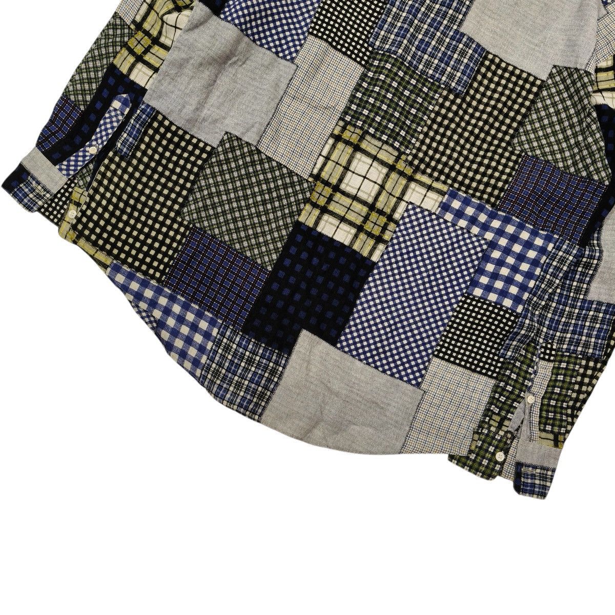 Japanese Brand Vintage 90's Japanese Papas Patchwork Button Up Shirt Size US M / EU 48-50 / 2 - 6 Thumbnail