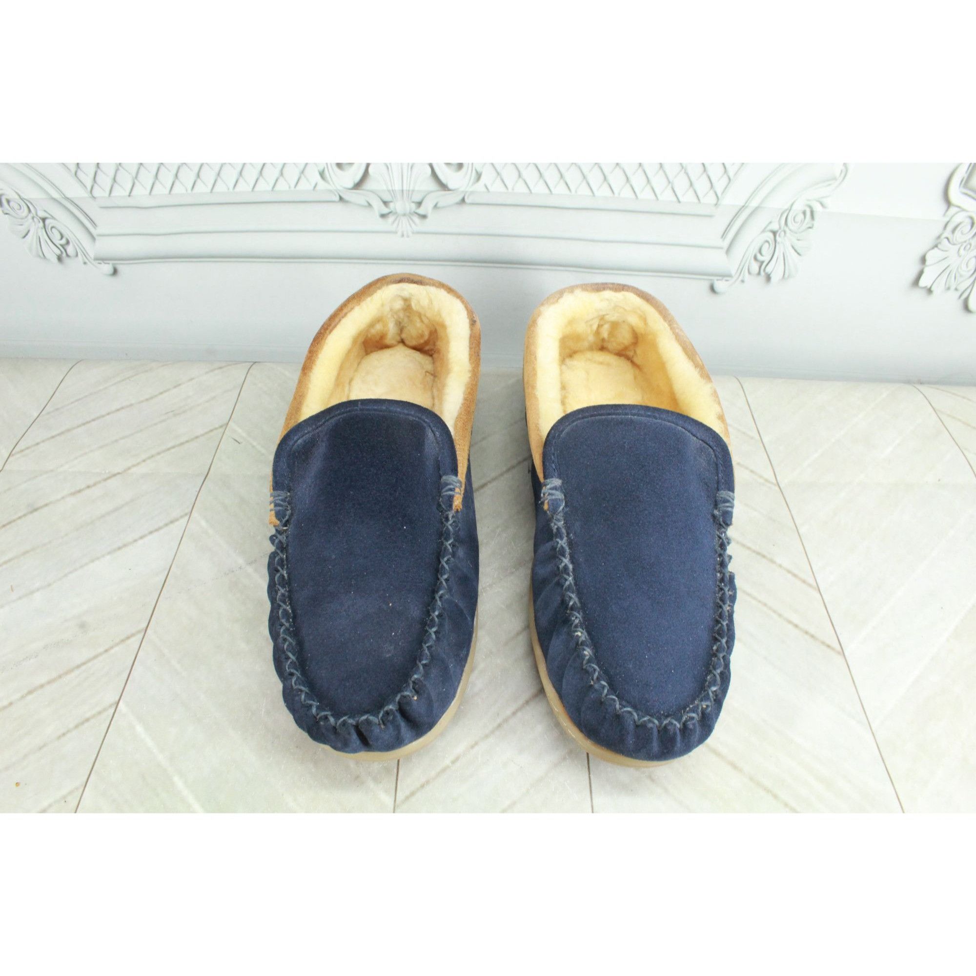 L.L. Bean LL Bean Men's Wicked Good Shearling Lined Slippers