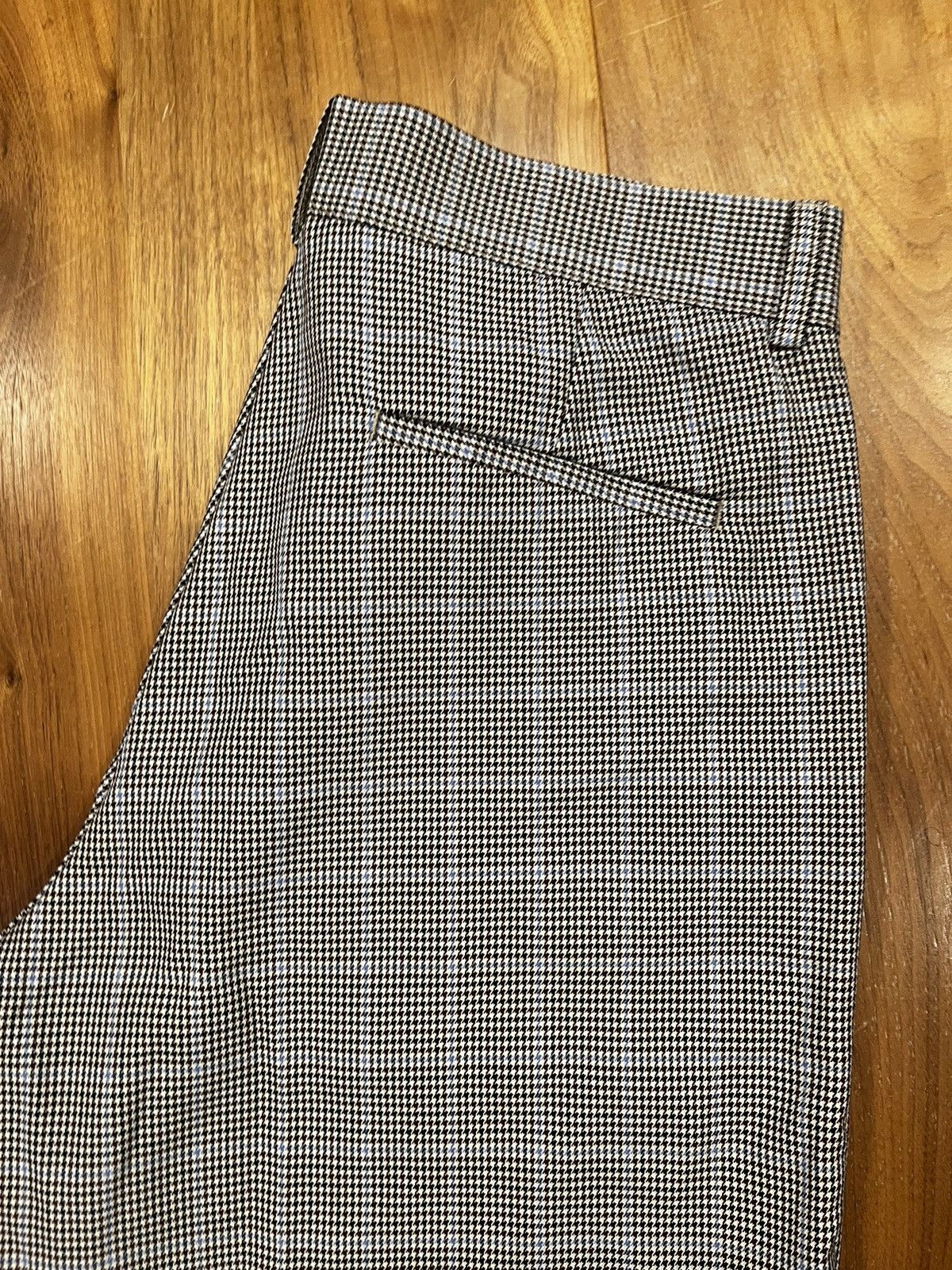 Topman Topman Houndstooth Wide Leg Pants Size US 30 / EU 46 - 2 Thumbnail