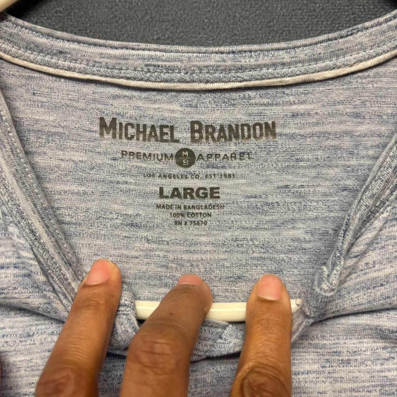 Other Michael Brandon Shirt Preppy Casual Academia Short Sleeve Size US L / EU 52-54 / 3 - 3 Thumbnail