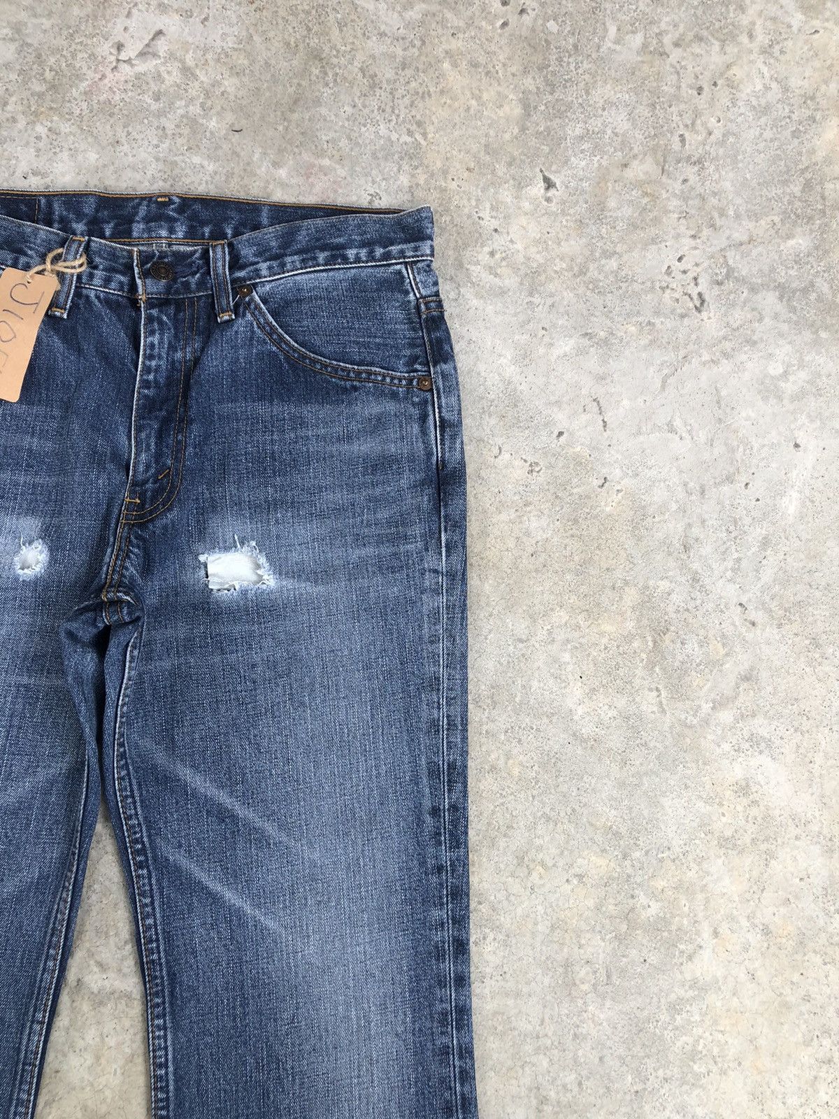 If Six Was Nine Levi’s 517 Flared Jeans Distressed Jeans Size US 30 / EU 46 - 5 Thumbnail