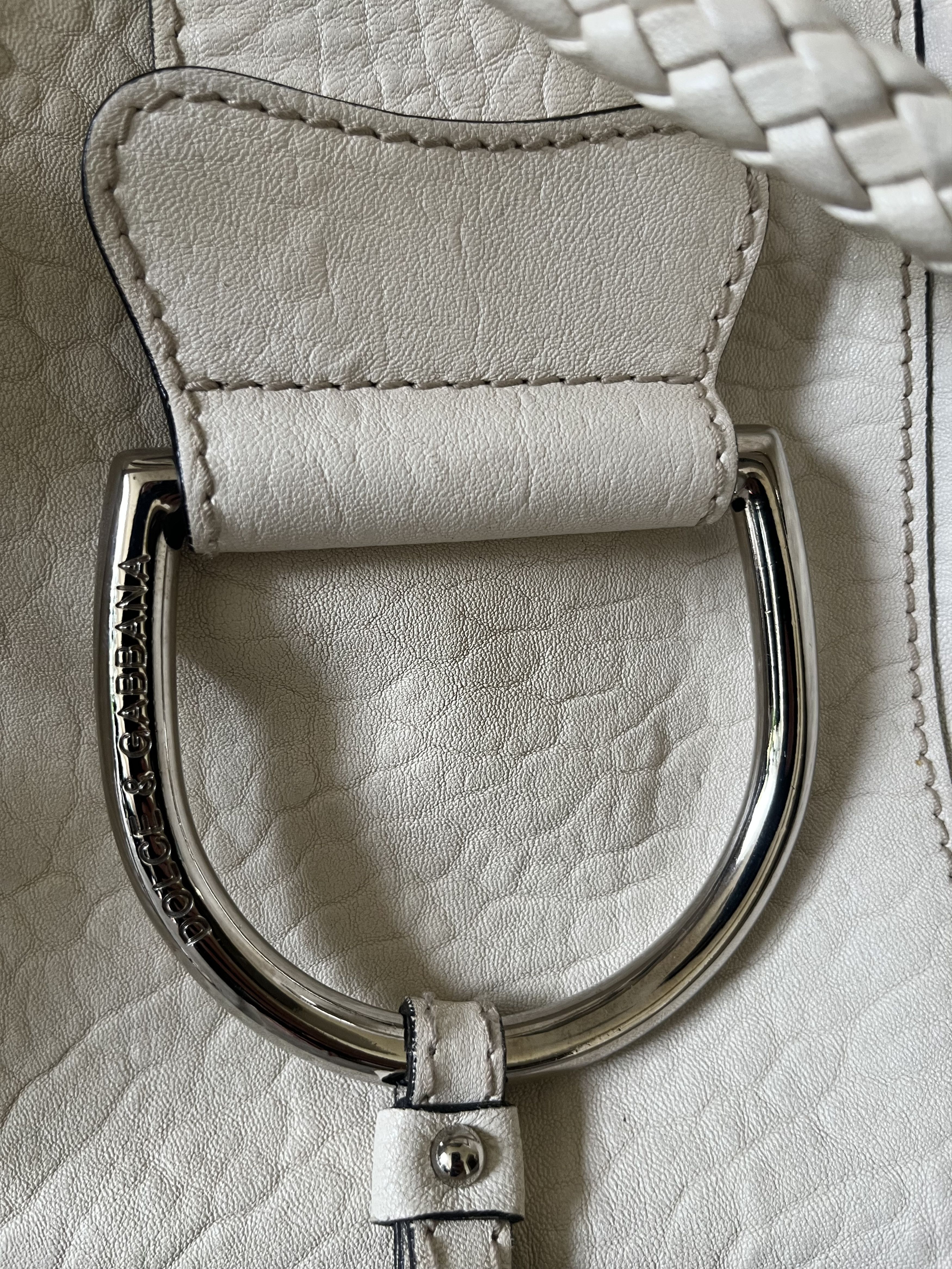 Dolce & Gabbana Dolce&Gabbana Off White D ring flap shoulder bag Size ONE SIZE - 5 Thumbnail