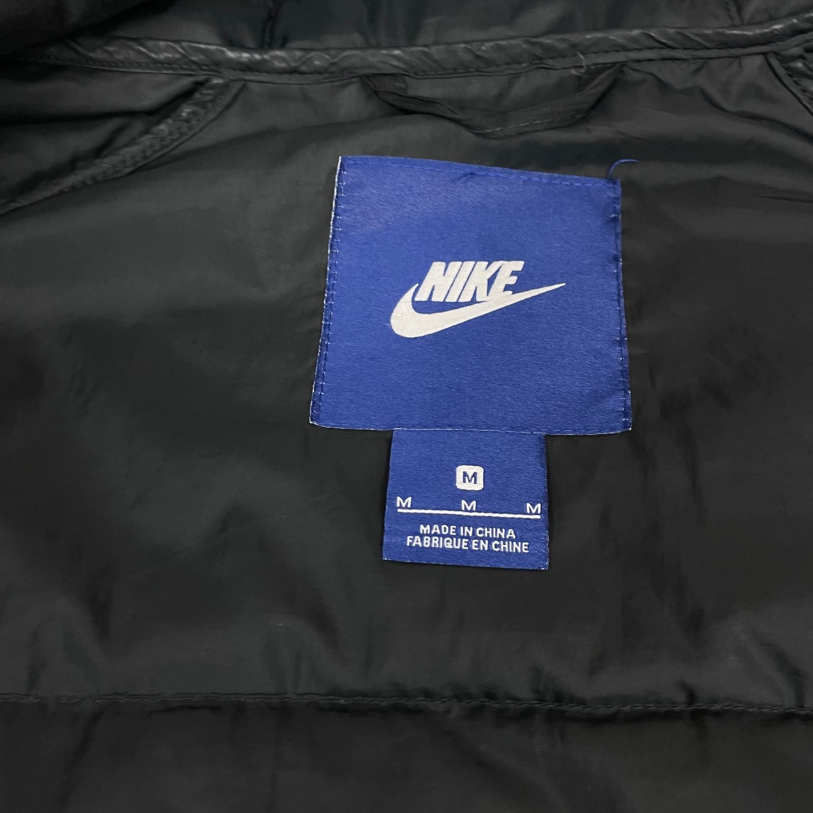Nike Nike Men's Black Long Sleeve Hooded Full Zip Puffer Jacket M Size US M / EU 48-50 / 2 - 17 Thumbnail
