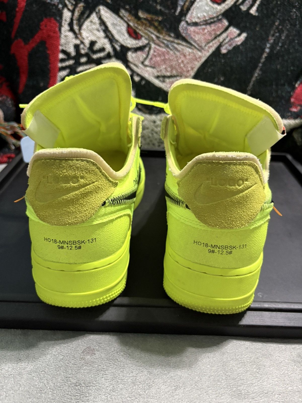 Nike × Off-White Off-White Air Force 1 Volt Size US 9 / EU 42 - 5 Thumbnail
