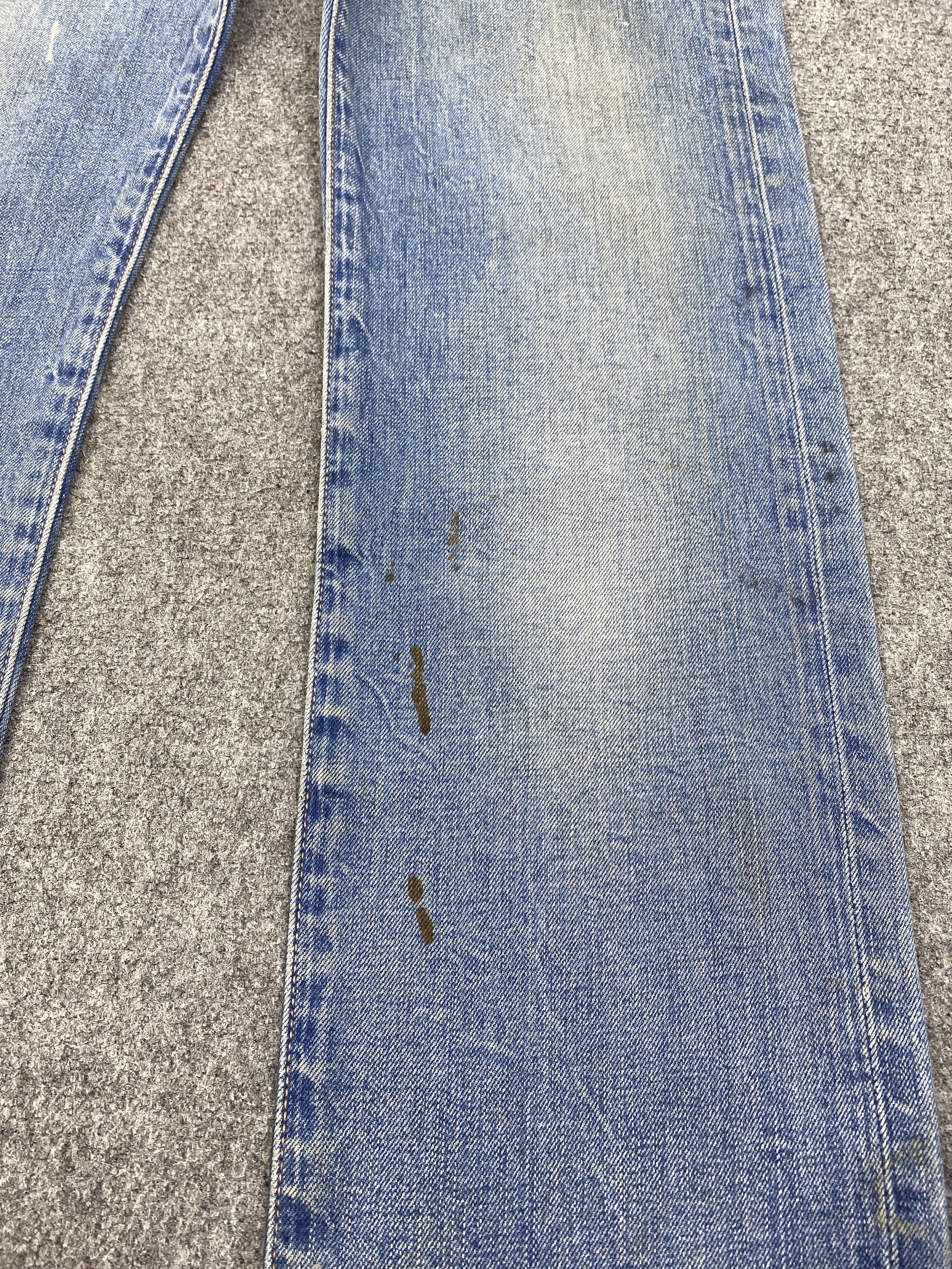 Levi's Vintage Levis 501 Button Fly Faded Blue Jeans DP2841 Size US 29 - 10 Thumbnail