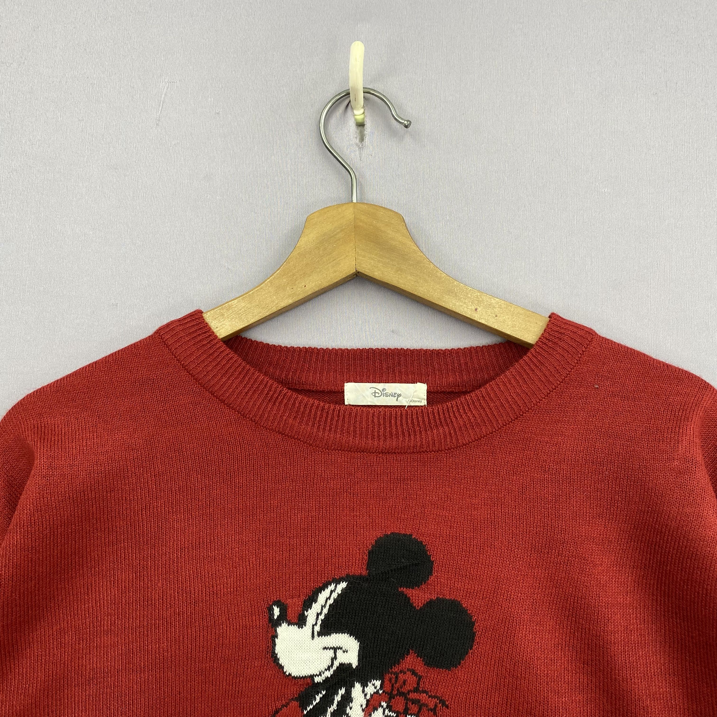 Disney Vintage Mickey Mouse Knitwear Sweater Y2K Ribbed Sweatshirt Size US M / EU 48-50 / 2 - 3 Thumbnail