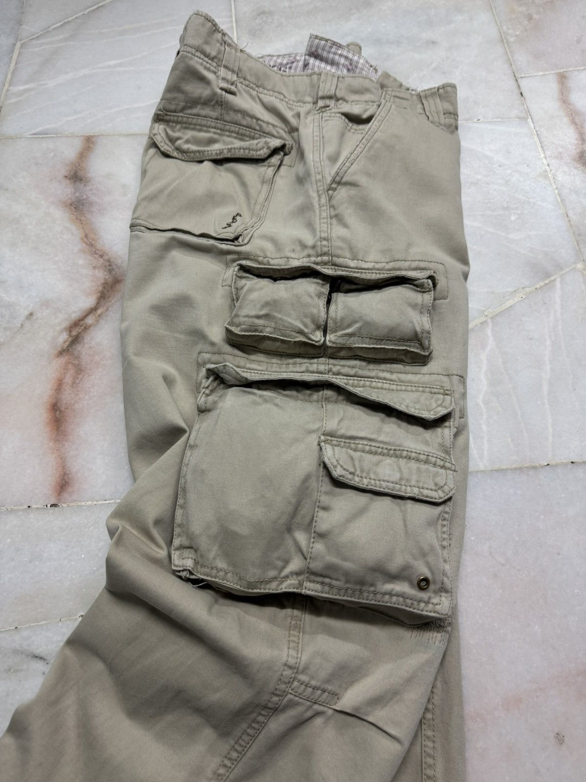 PPFM INSANE 3D POCKET VINTAGE USRN 95705 PLUGG CARGO DISTRESS Size US 34 / EU 50 - 15 Thumbnail
