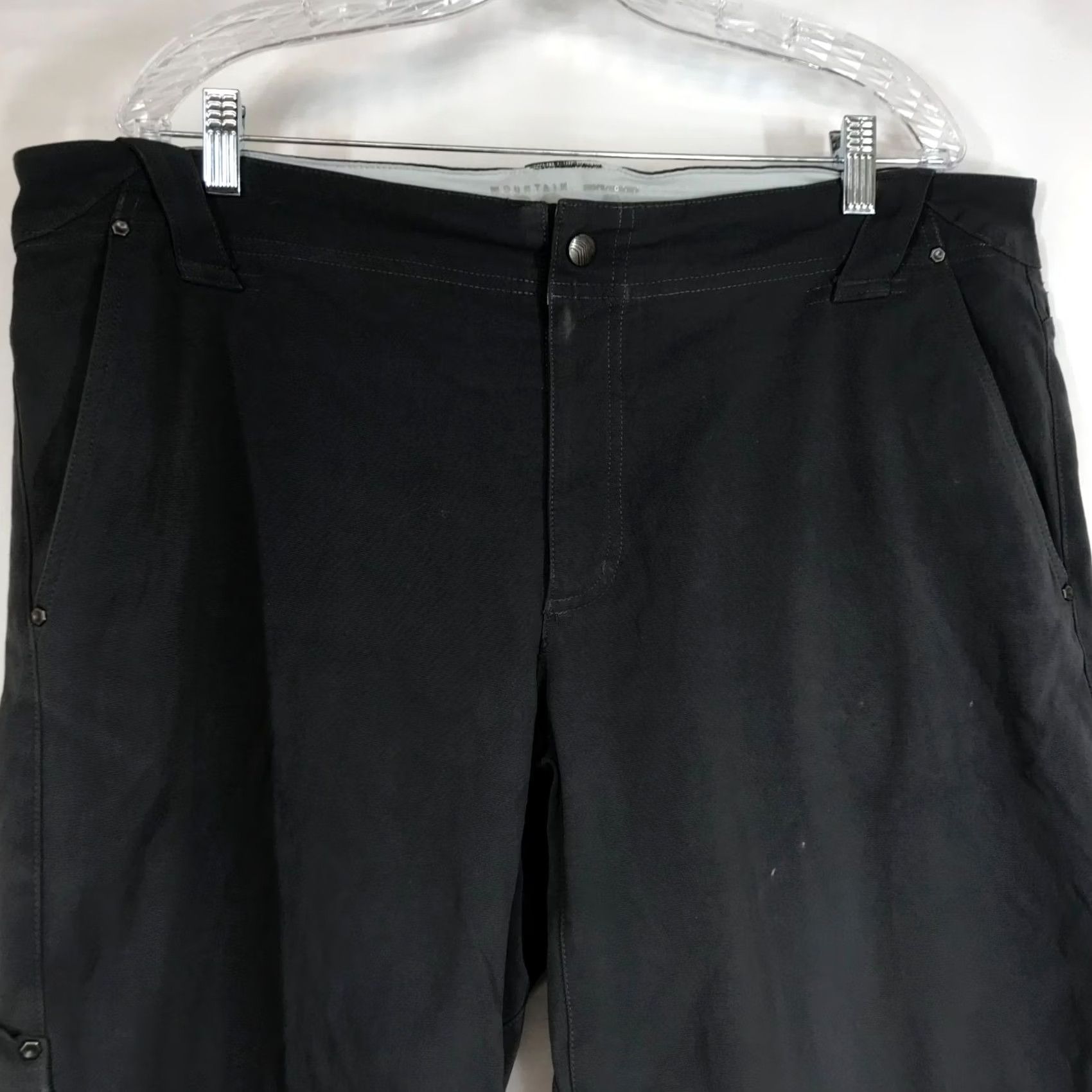 Mountain Hardwear Mountain Hardwear Mens 40 Gray Nylon Blend Painter Shorts Size US 40 / EU 56 - 2 Thumbnail