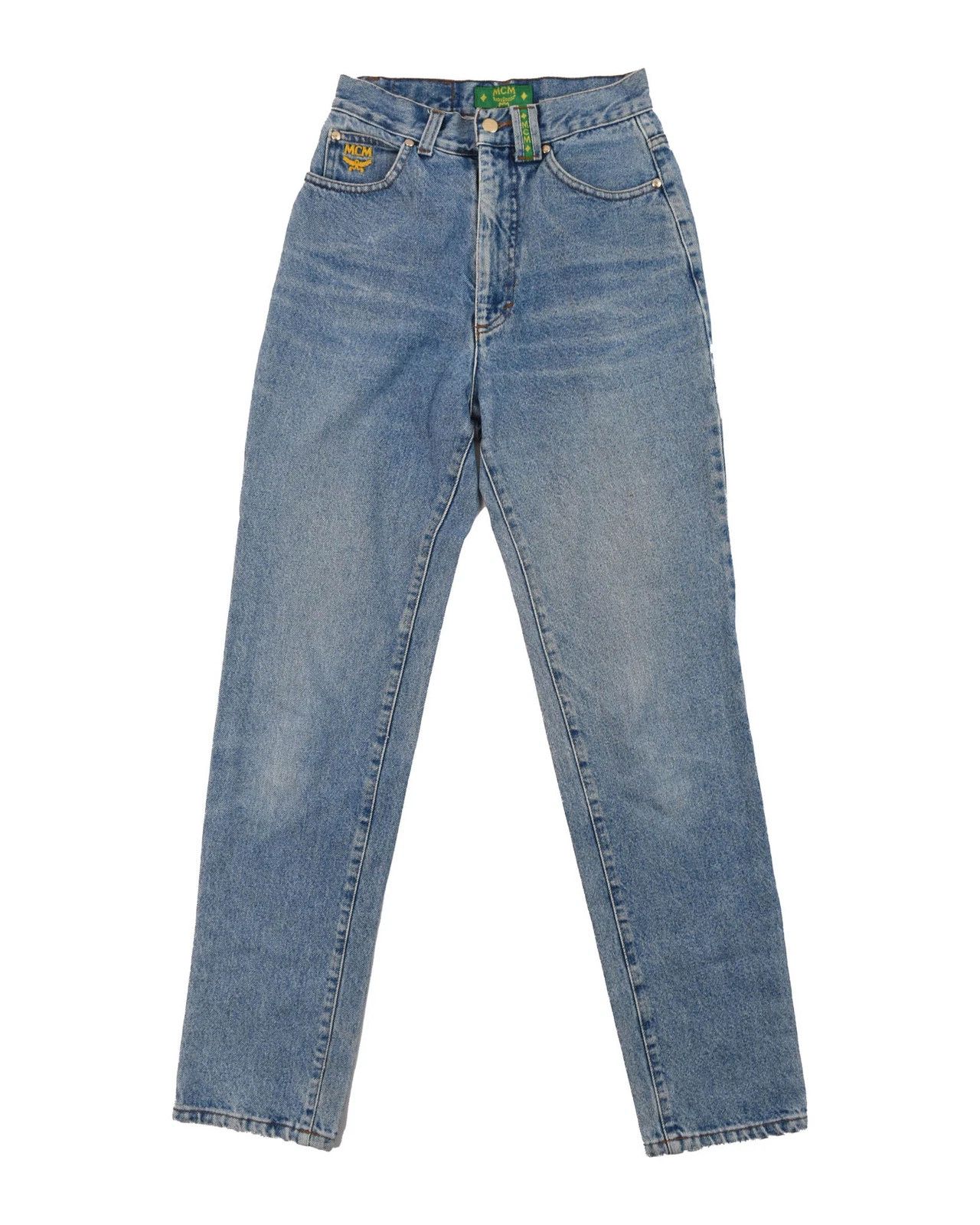 MCM Women's MCM Luxury Vintage Jeans Rhinestone Logo Med W25/L31 Size 25" / US 0 / IT 36 - 1 Thumbnail