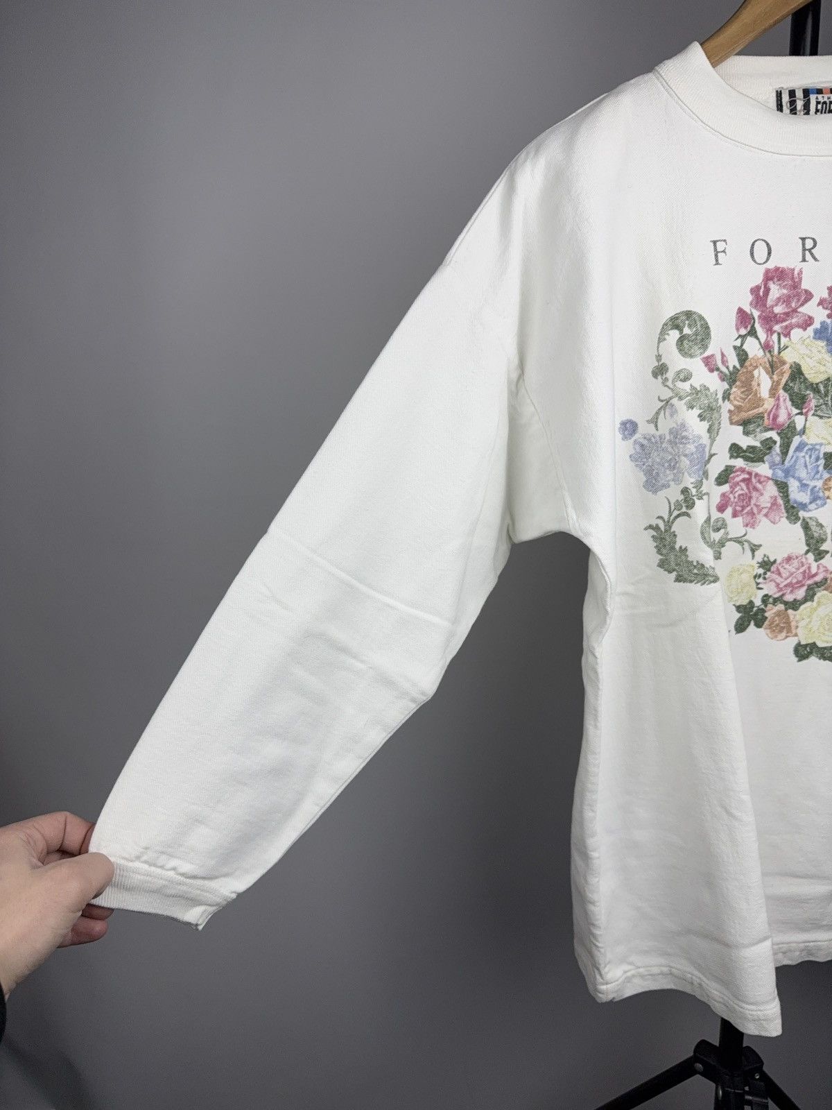 Vintage Retro 90s Vintage Forenza Floral Crewneck Made in USA Size M / US 6-8 / IT 42-44 - 5 Thumbnail