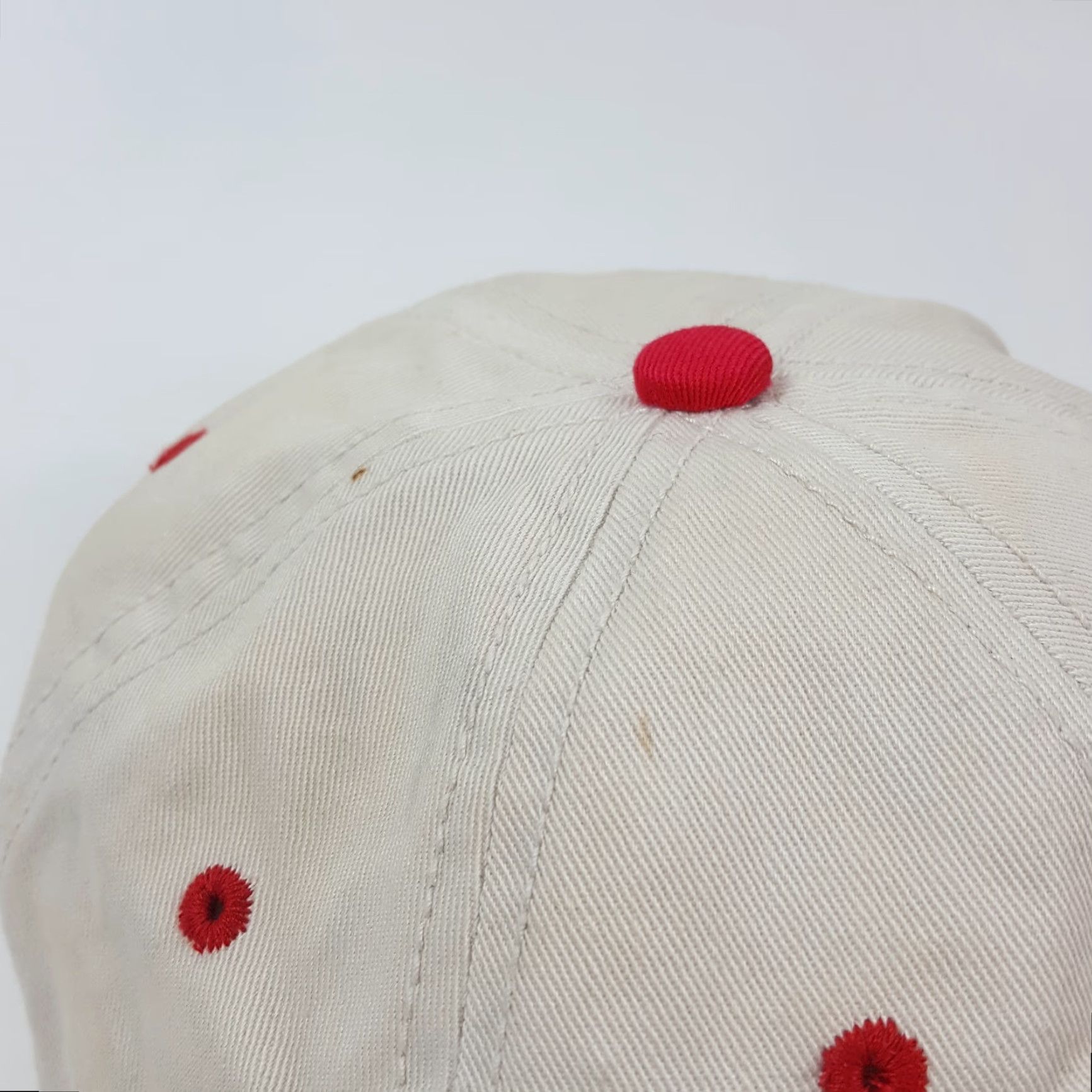 Vintage VINTAGE Coca-Cola NASCAR Racing Snapback Baseball Cap Hat Adjustable Beige One Size Retro Mens Size ONE SIZE - 6 Thumbnail
