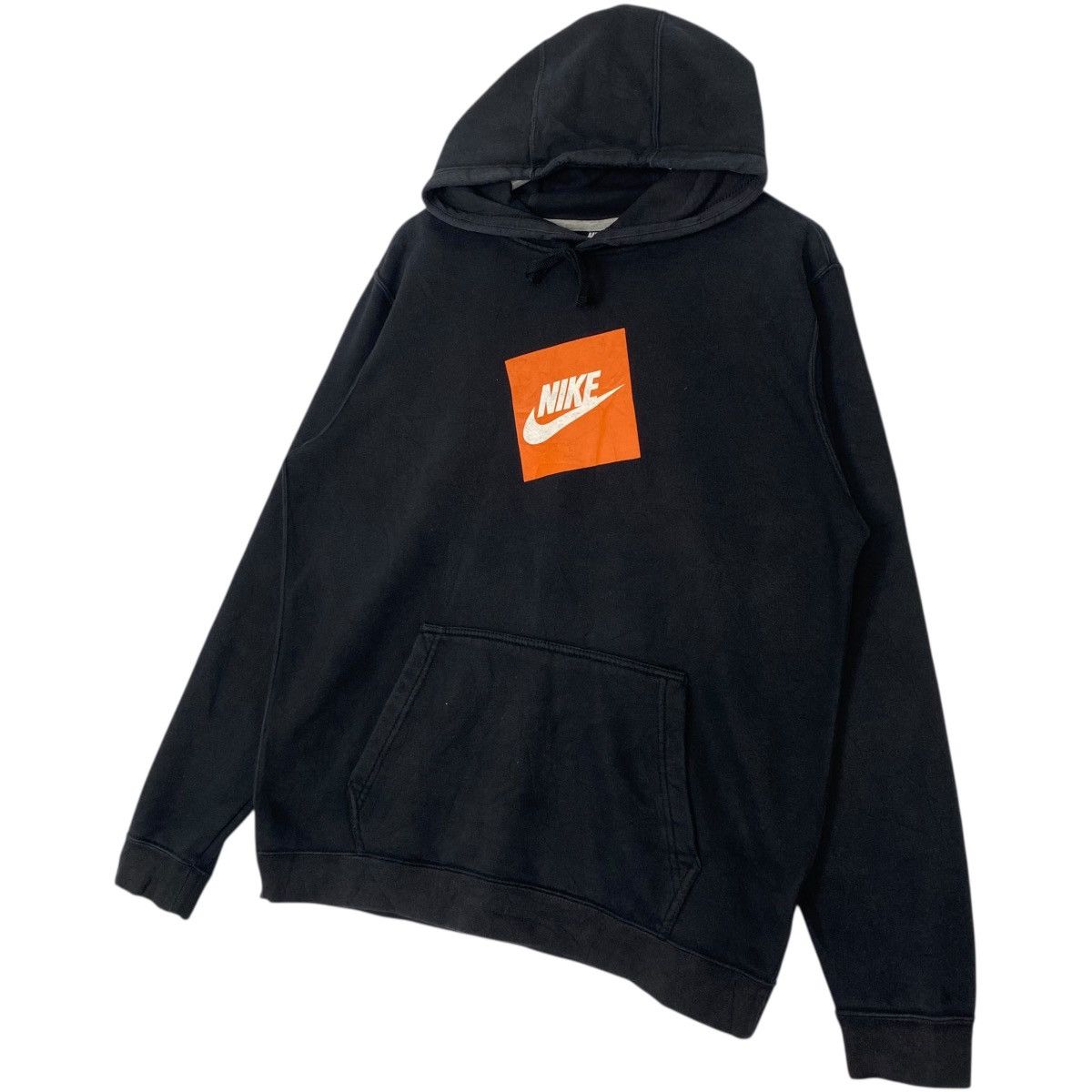 Nike Vintage Nike Hoodie Sweater Small Logo Black Size XL Size US XL / EU 56 / 4 - 2 Thumbnail