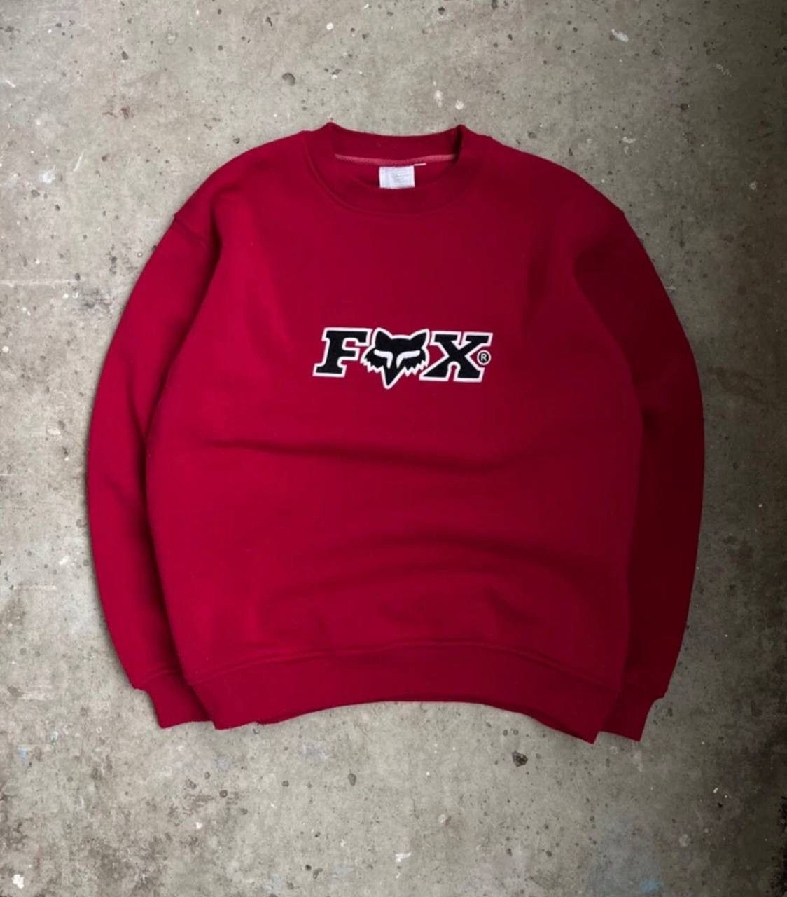 Fox Racing Vintage Fox Racing Motorsport Red Sweatshirt Size US L / EU 52-54 / 3 - 1 Thumbnail