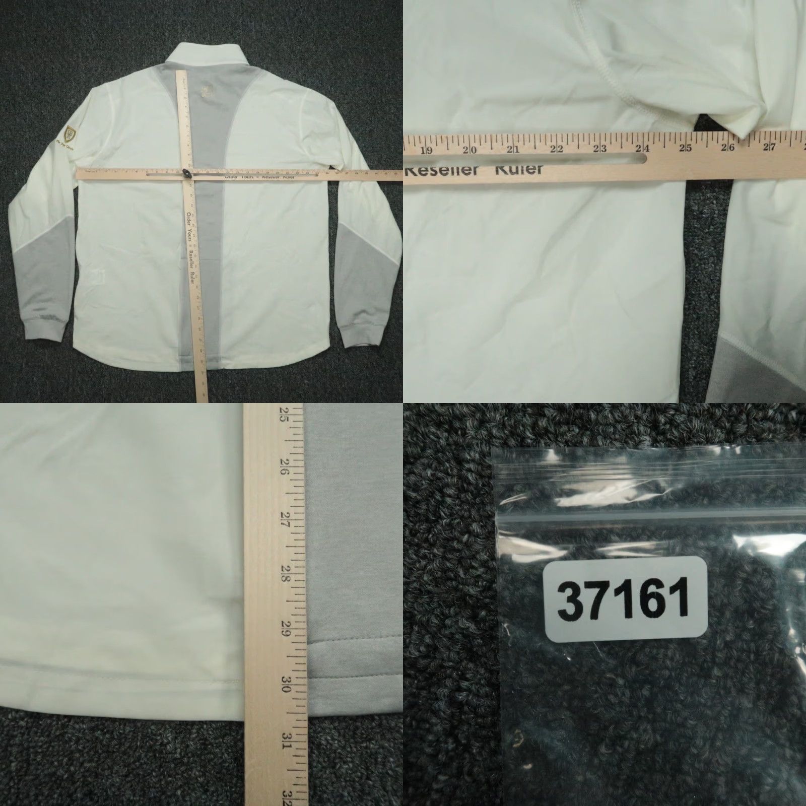 Footjoy FootJoy Jacket Men XL Hyperflex Zip Half Zip Stonebridge Ranch Golf Activewear White Windbreaker Pockets 1/2 Zip Mens XL Size US XL / EU 56 / 4 - 8 Thumbnail