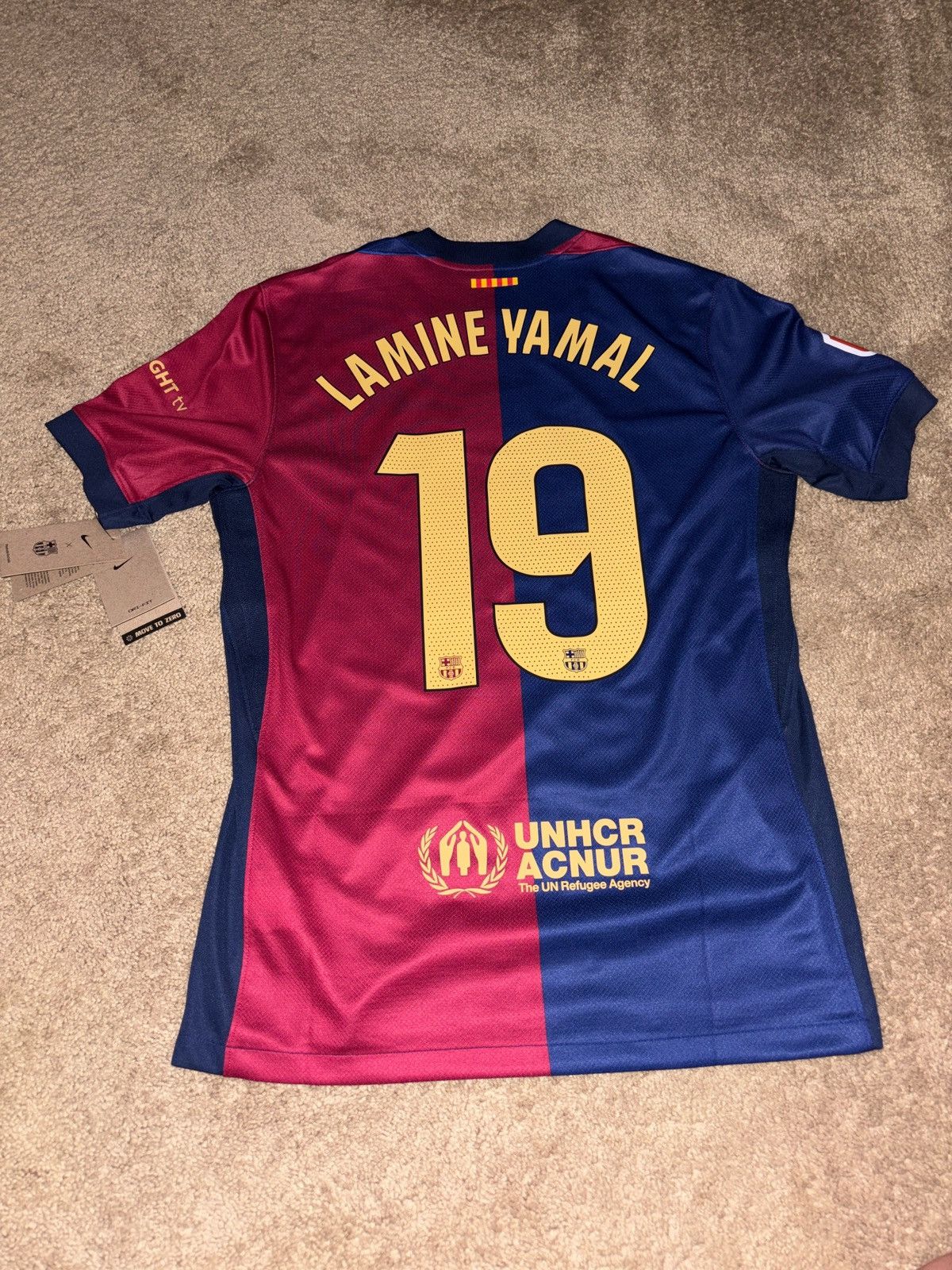 Nike Barcelona 2024/25 Home Kit Fan Version Size US M / EU 48-50 / 2 - 7 Thumbnail