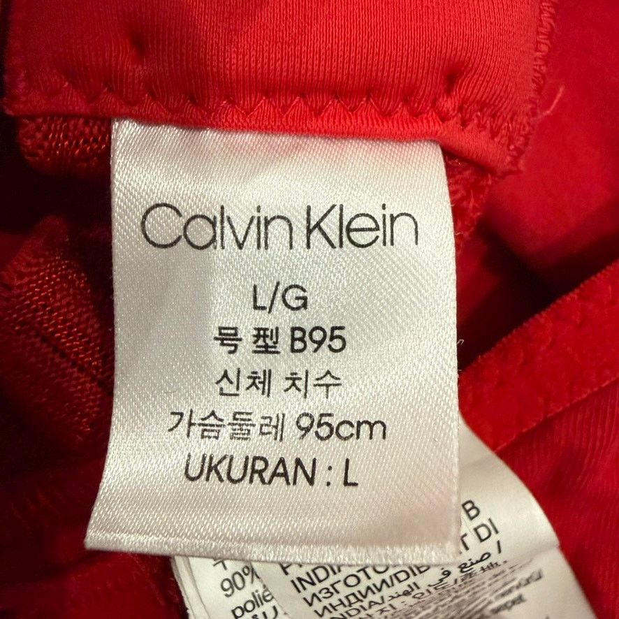 Calvin Klein Calvin Klein Triangle Bralette in Red, Size L Size ONE SIZE - 3 Thumbnail