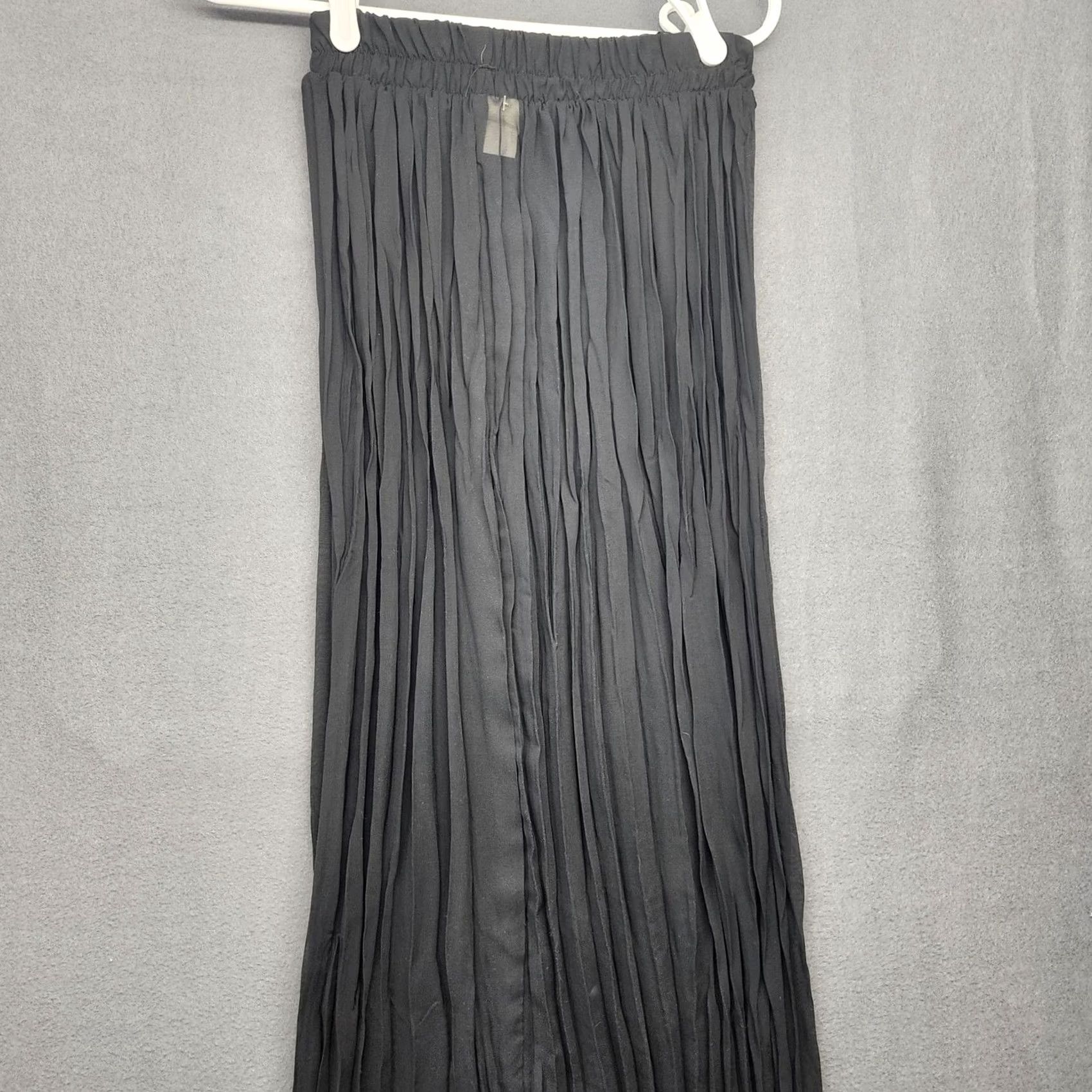 Vintage VINTAGE Black Maxi Skirt Long Semi Sheer Whimsygoth Witchy Fairy Grunge USA Skirt M Womens Size 32" / US 10 / IT 46 - 8 Thumbnail