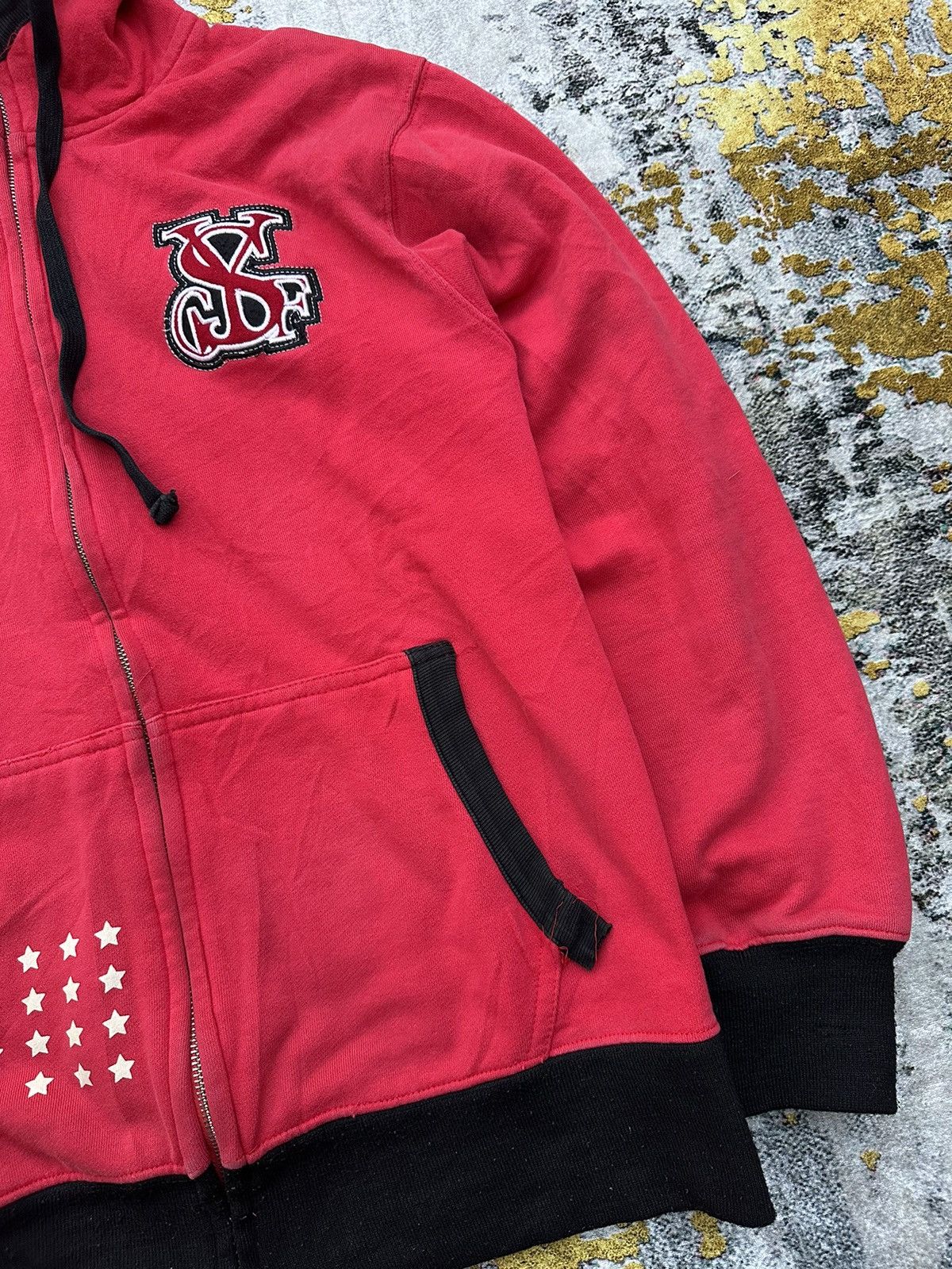 Beauty Beast DISTRESSED STREET YOUNG ZIP HOODIE IF SIX WAS NINE LGB STYLE Size US L / EU 52-54 / 3 - 6 Thumbnail