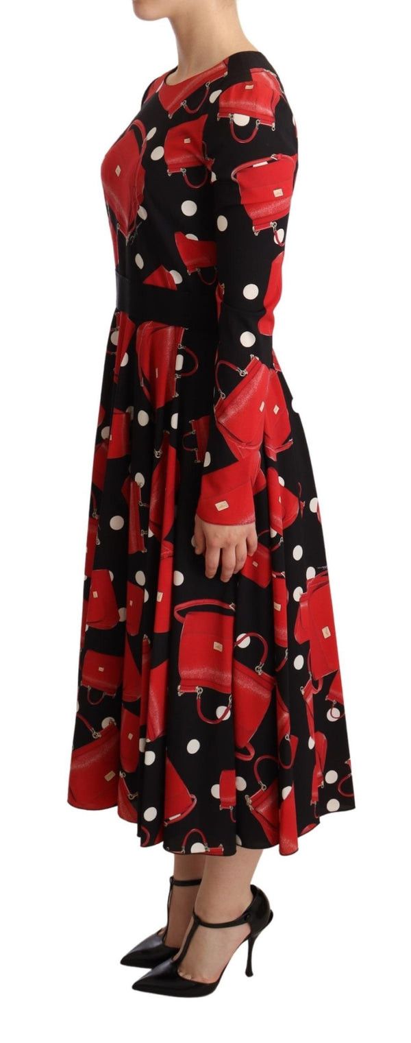 Dolce & Gabbana o1y0825 Midi Dress in Multicolor Size XS / US 0-2 / IT 36-38 - 2 Thumbnail