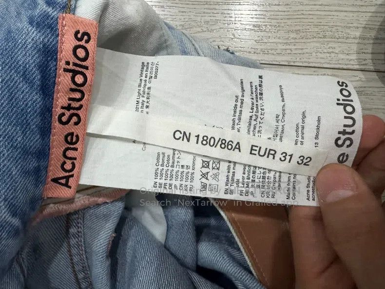 Acne Studios Acne Studios Denim Pants Size US 31 - 4 Thumbnail