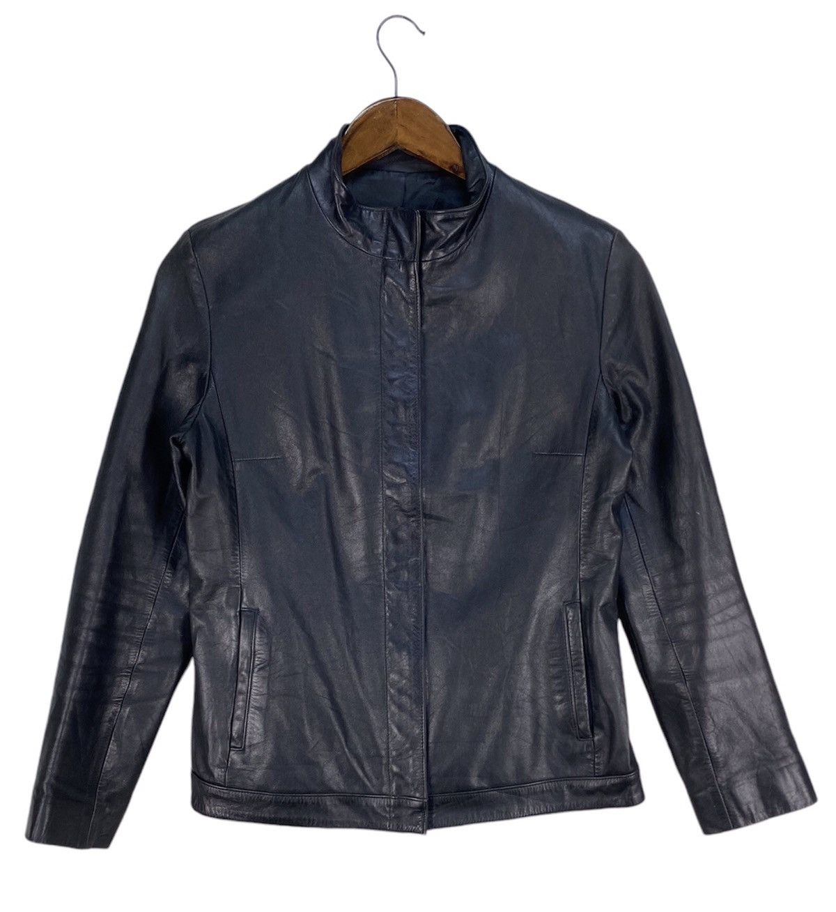Vintage × Yohji Yamamoto 🔥RARE🔥VINTAGE INED By YOHJI YAMAMOTO LEATHER JACKET Size XXS / US 00 / IT 34 - 1 Thumbnail