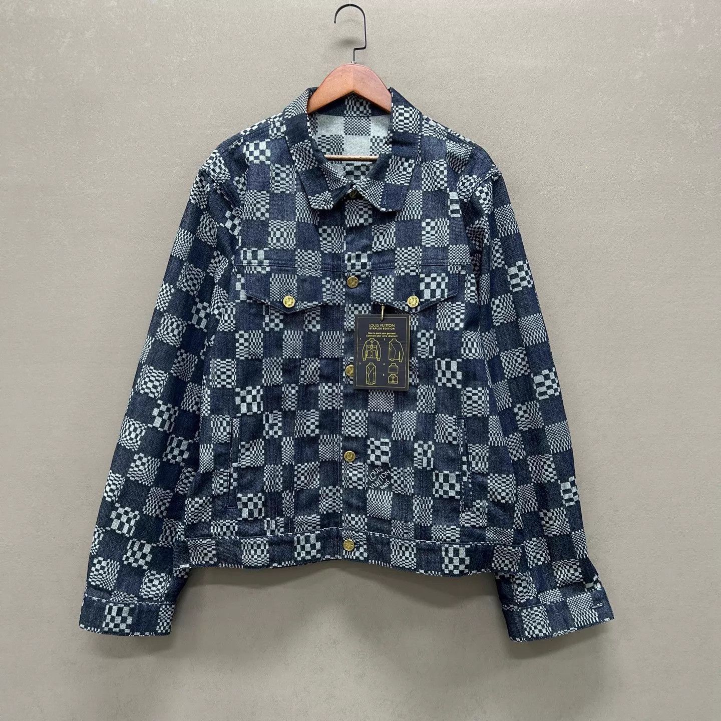 Louis Vuitton Louis Vuitton Monogram Denim Jacket New w/ Tags Size 58 Size US XXL / EU 58 / 5 - 1 Thumbnail