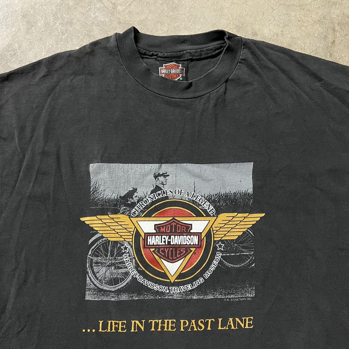 Harley Davidson × Vintage Vintage 90’s Harley Davidson 🇺🇸 Single Stitched T-Shirt Size US XL / EU 56 / 4 - 1 Thumbnail