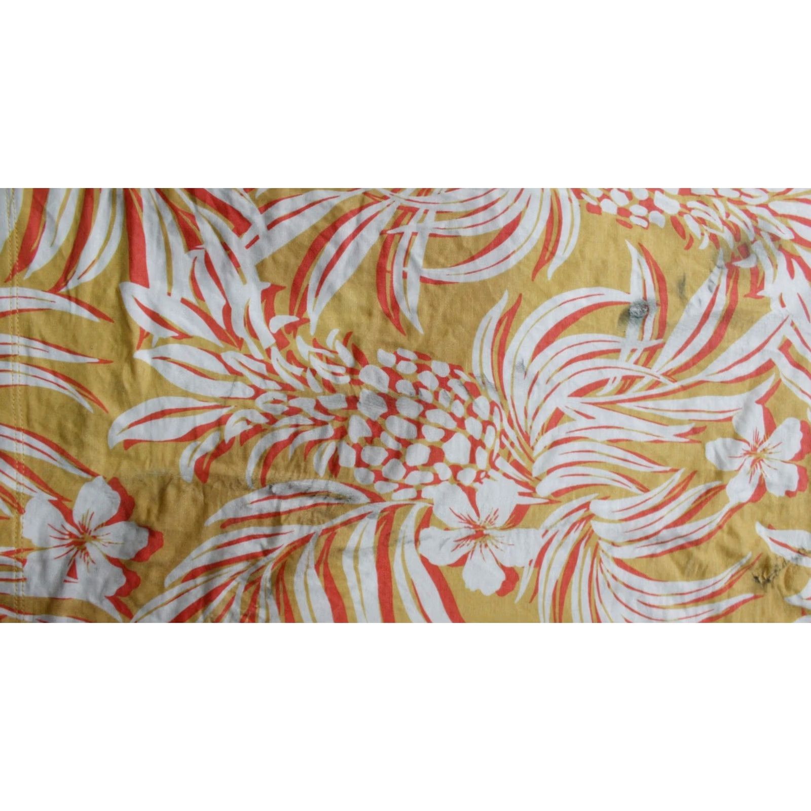 Vintage Belle By Kim Gravel Women's T-Shirt XL Yellow Pineapple Palm Trim V-Neck Bamboo See Pictures EH6 Bamboo 93% Rayon 7% Spandex Mens Womens Girls Boys Size XL / US 12-14 / IT 48-50 - 2 Thumbnail