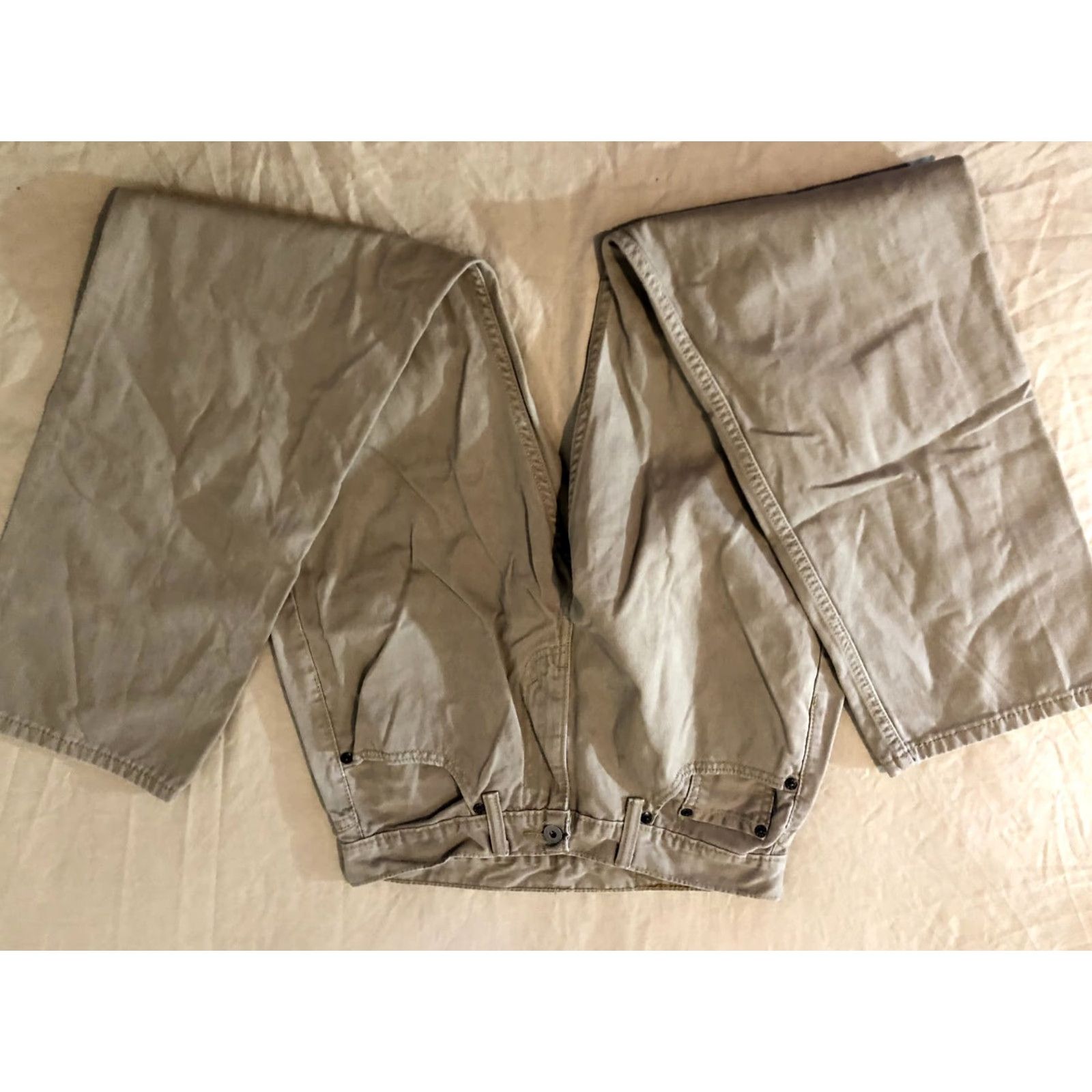 Levi's VINTAGE Levi's 505 Jeans Straight Pants 30x32 Beige Mens Regular Jeans 30 32 31 90s Size US 30 / EU 46 - 4 Thumbnail