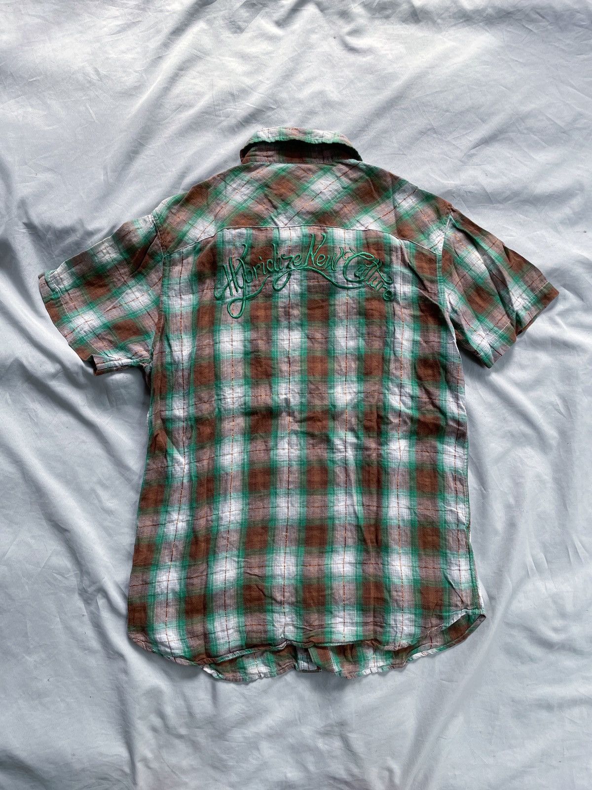 Le Grande Bleu (L.G.B.) HYBRIDGE NEW CULTURE RUSS-K BUTTON UP SHIRT Size US M / EU 48-50 / 2 - 9 Thumbnail