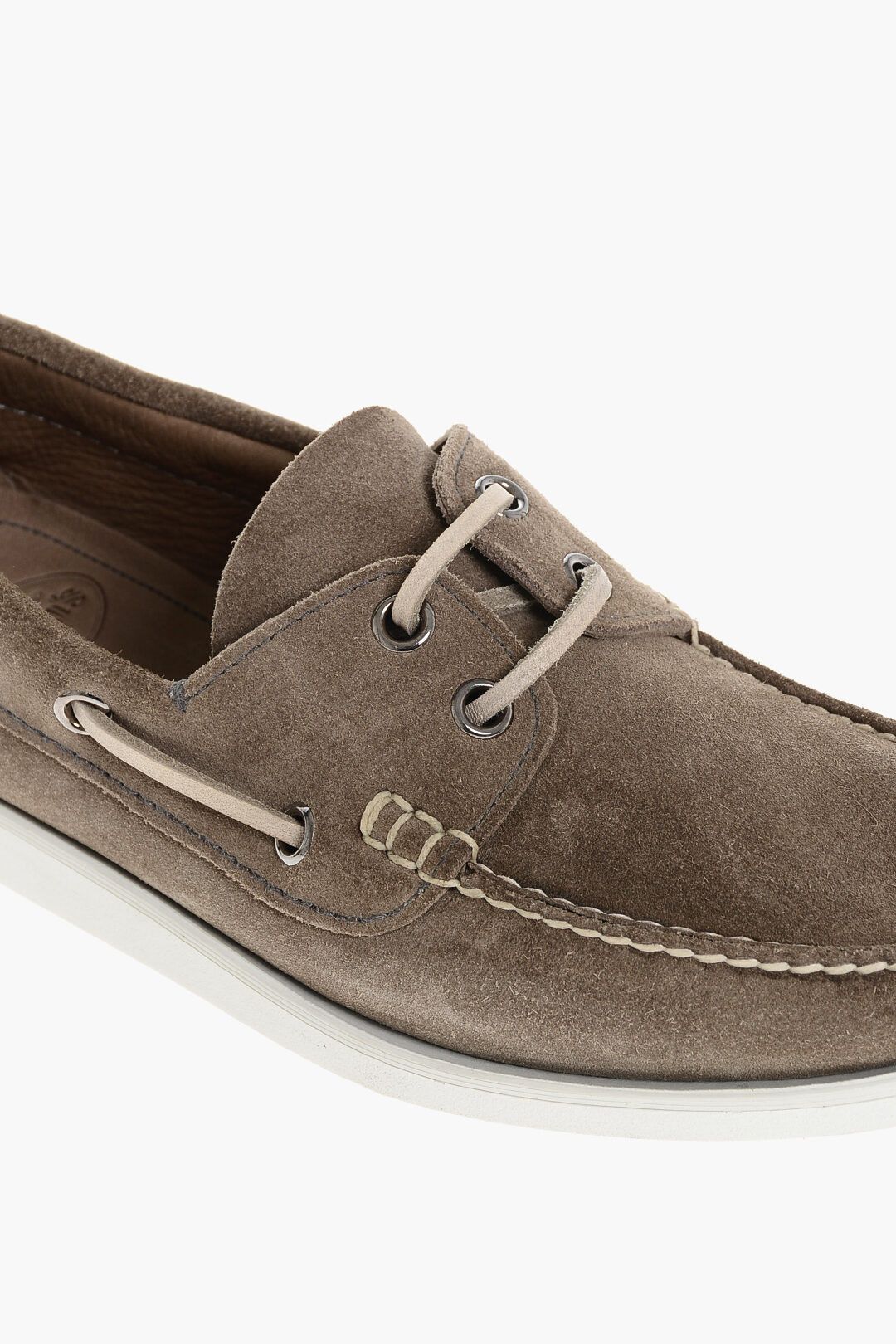 Church's og1mm0325 Suede Marske Boat Shoes in Beige Size US 8 / EU 41 - 4 Thumbnail