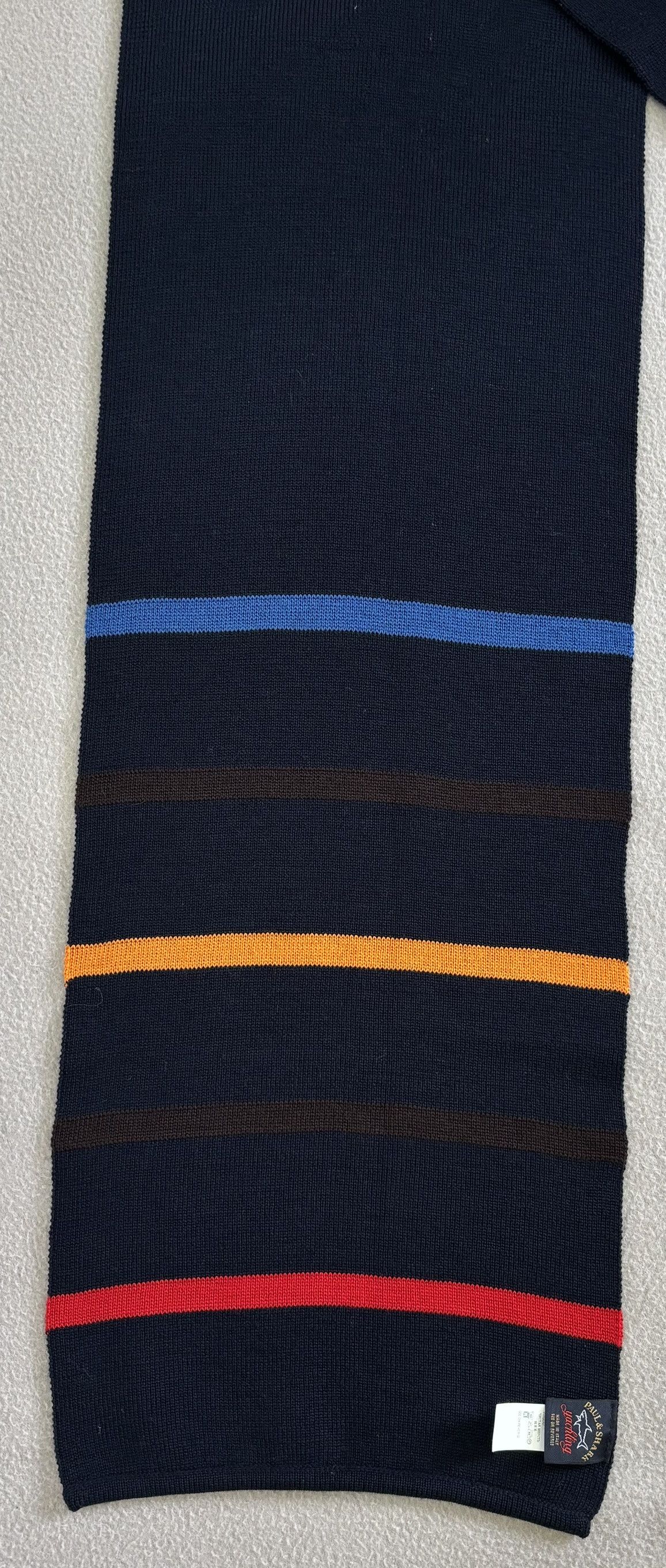Paul & Shark Paul & Shark Scarf 100% Wool Size ONE SIZE - 7 Thumbnail