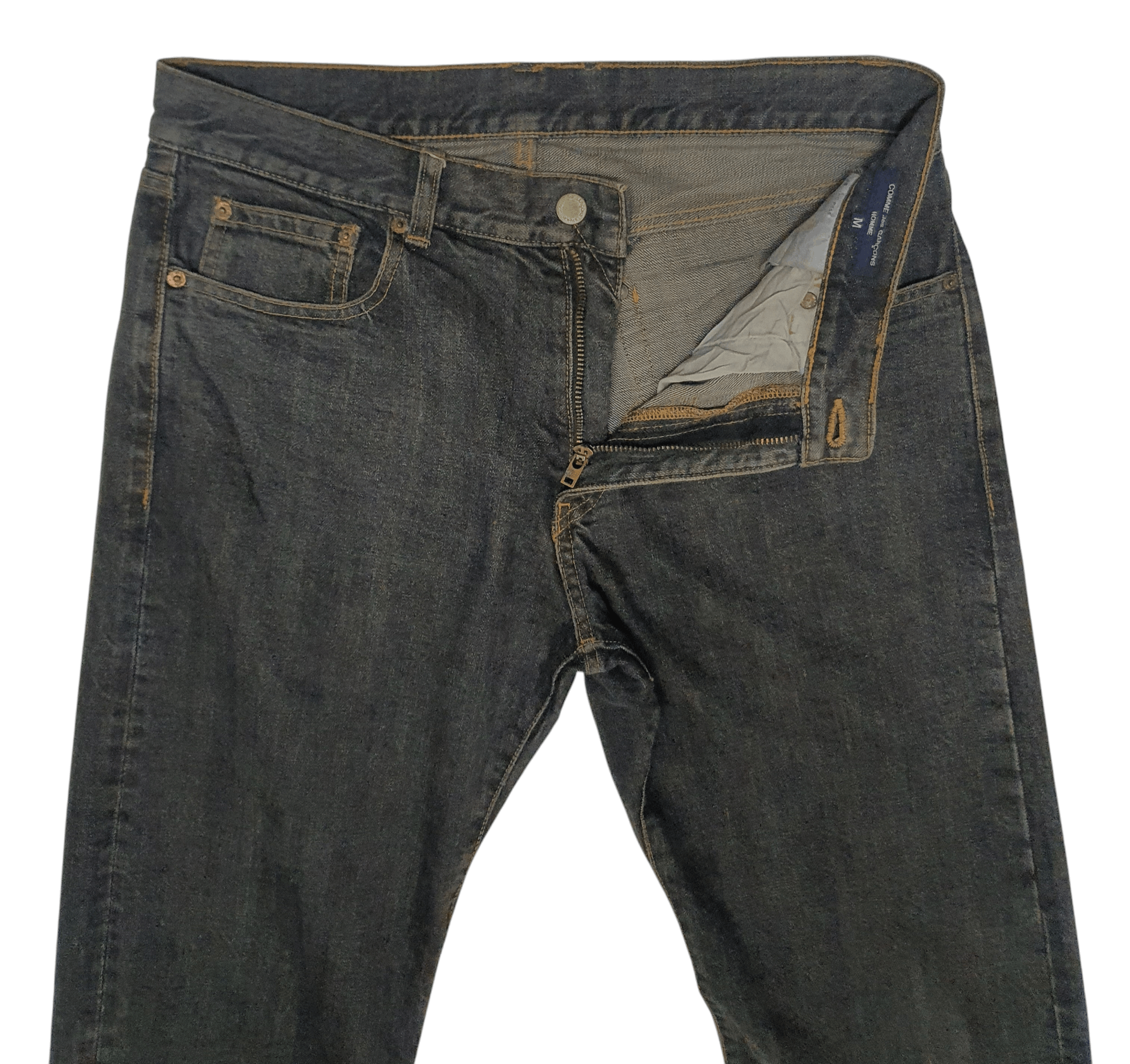 Comme des Garcons Homme Waist 32" COMME des GARCONS HOMME Grey Selvedge Jeans. Size US 32 / EU 48 - 2 Thumbnail