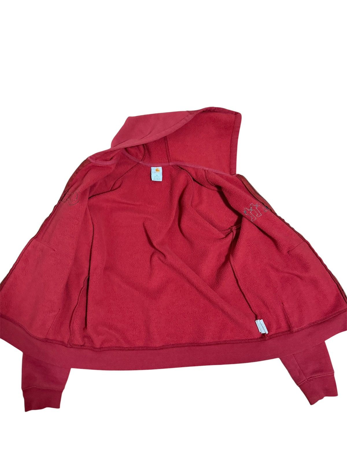 Carhartt 🔥Vintage Carhartt Logo Zip Hoodie/Carhartt Zip Fleece Hoodie Size US L / EU 52-54 / 3 - 13 Thumbnail