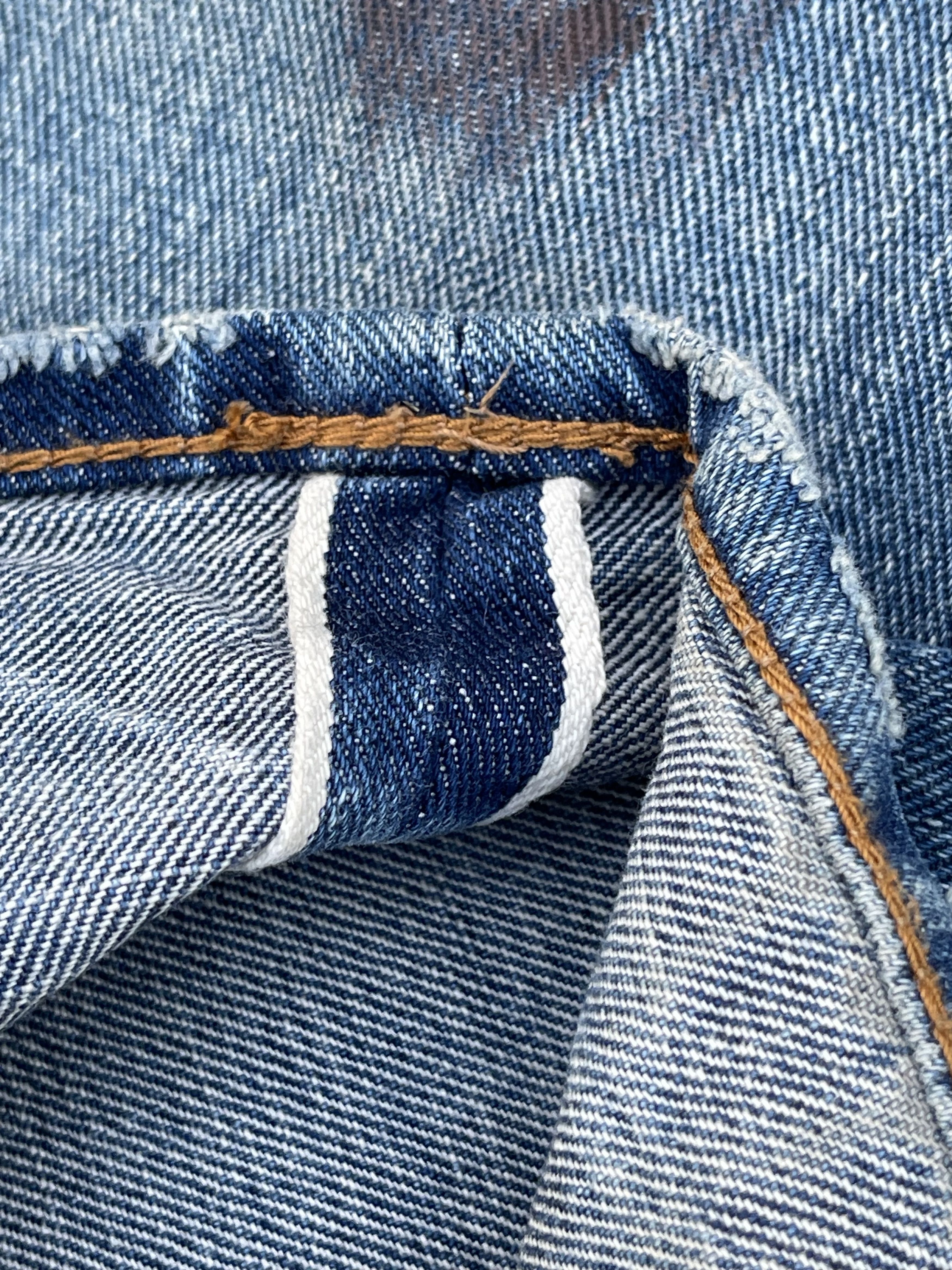Beauty Beast × Japanese Brand × Johnbull Vintage John bull Distressed Style Denim Jeans Size US 32 / EU 48 - 9 Thumbnail