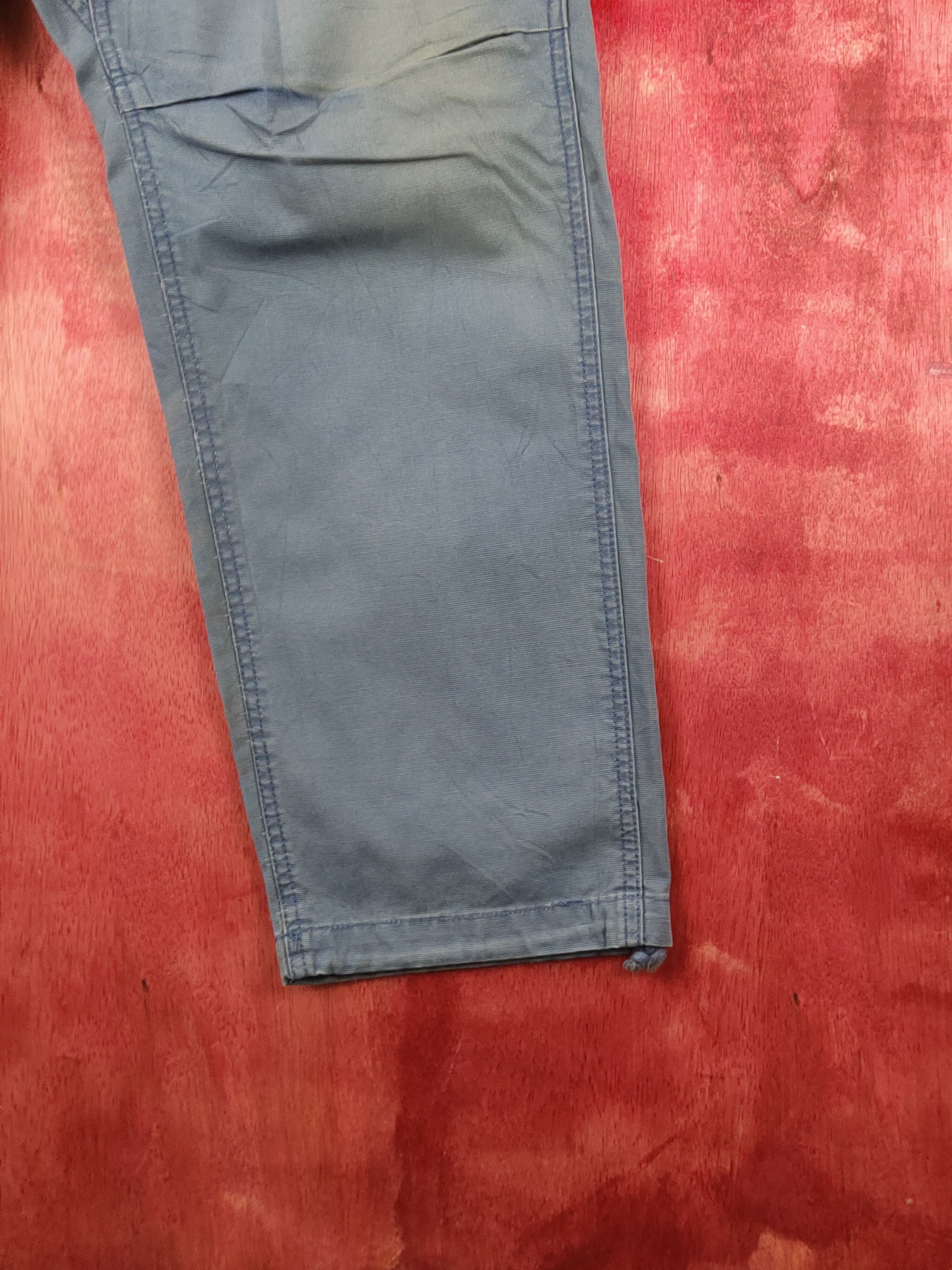 Japanese Brand Coen Blue Faded Multipocket Tactical Cargo Pants #S1763 Size US 33 - 6 Thumbnail