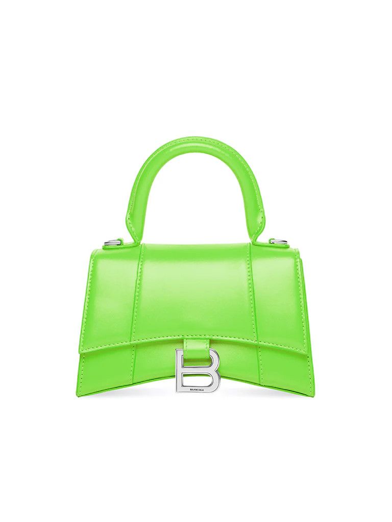 Balenciaga Balenciaga Crossbody Hourglass Handbag XS - Bright Green Size ONE SIZE - 1 Thumbnail