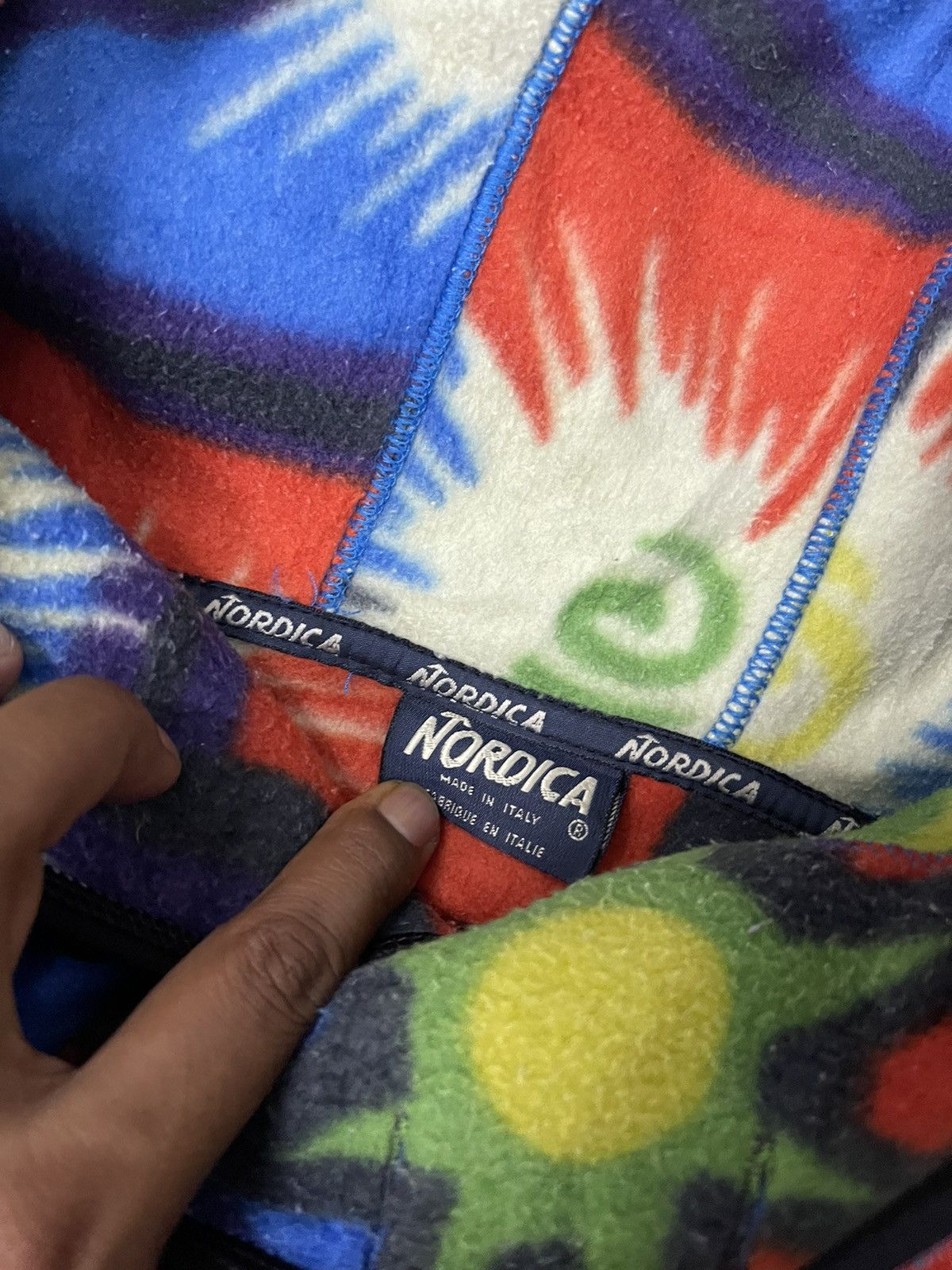 Sports Specialties Nordica italy multicolour funtional colour fleece hoodies Size US M / EU 48-50 / 2 - 6 Thumbnail