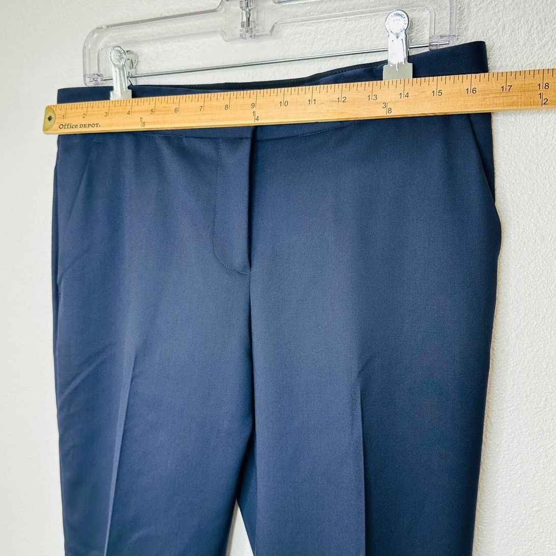 Stella McCartney Stella McCartney Navy Vivian Tapered Zip Ankle Pant 42/ M Size 30" / US 8 / IT 44 - 14 Thumbnail