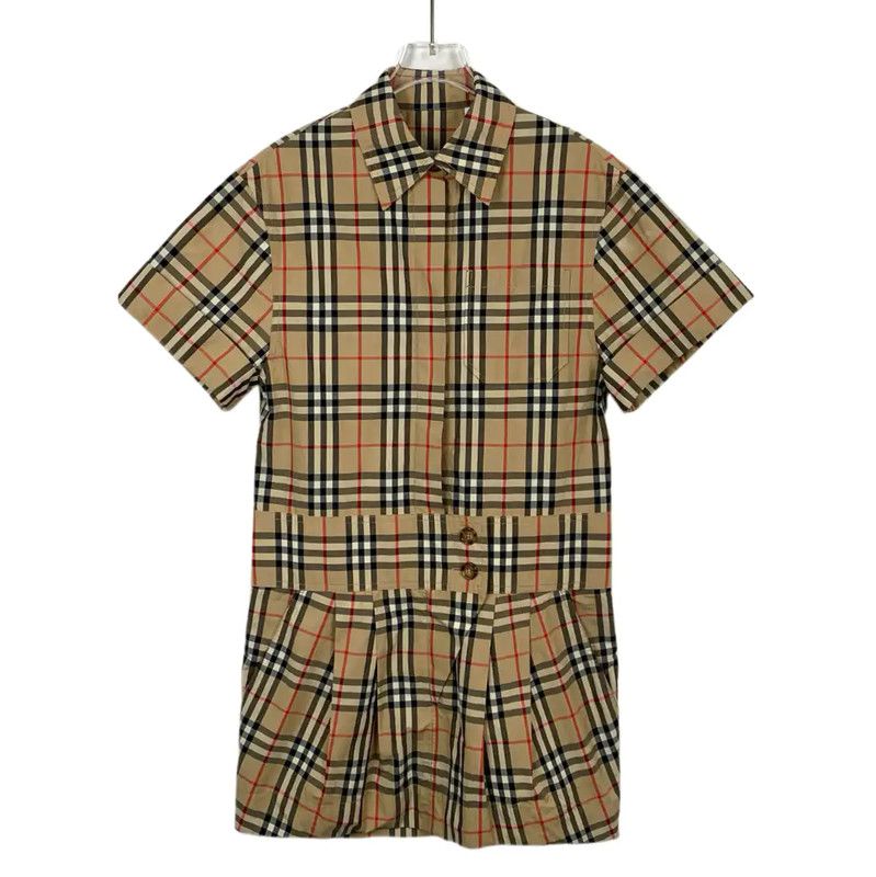 Burberry Burberry Brown Cotton Dress for Women Size M / US 6-8 / IT 42-44 - 1 Thumbnail