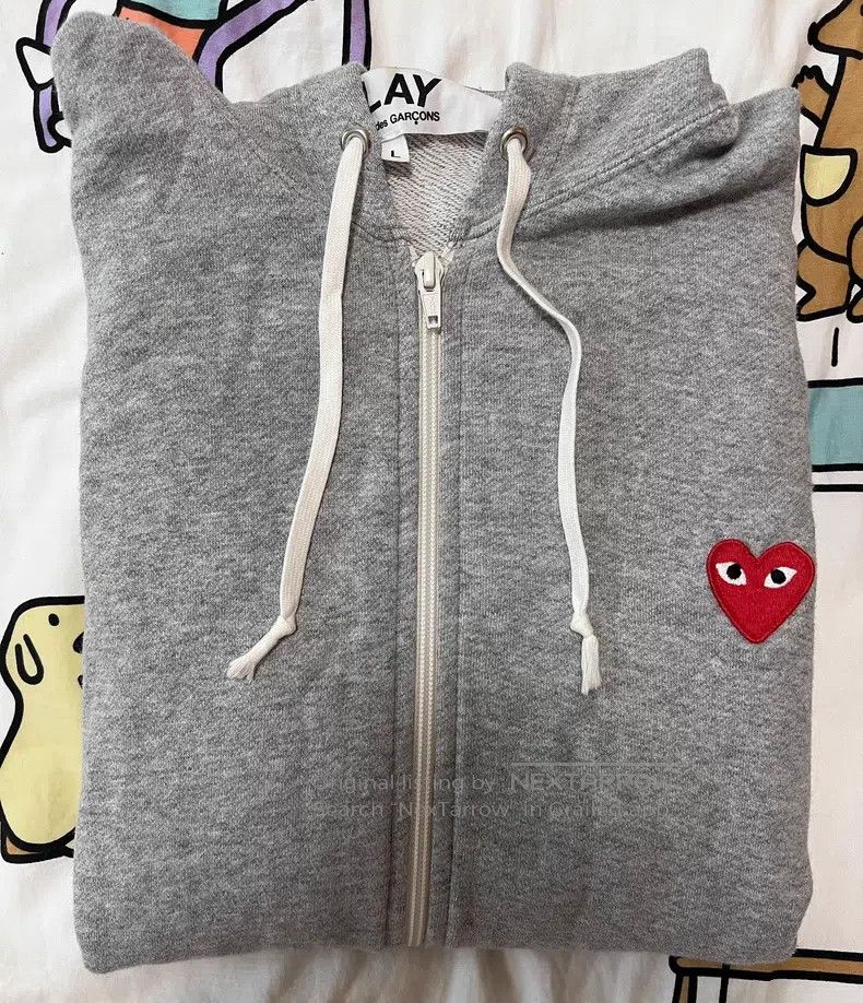 Comme des Garcons Comme Des Garcons Back Heart Hoodie Jacket Size L / US 10 / IT 46 - 2 Thumbnail