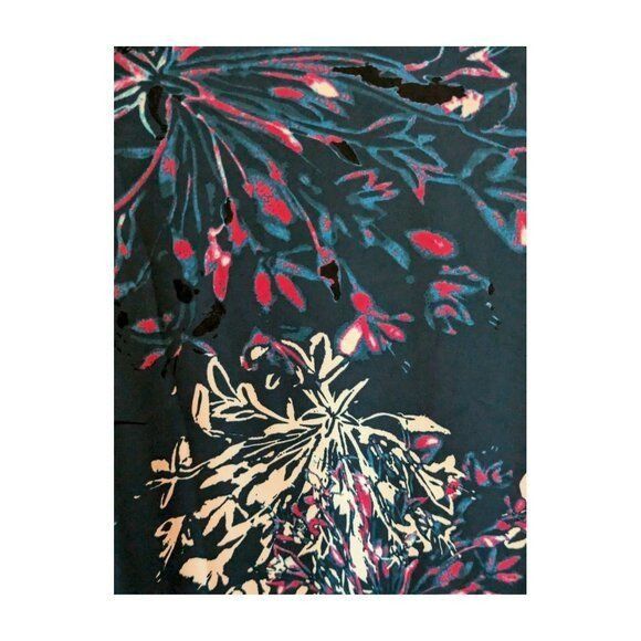 Other Rachel Roy Blue Floral Plus Size Sleeveless Dress 22W Size 3XL / US 20-22 - 4 Thumbnail