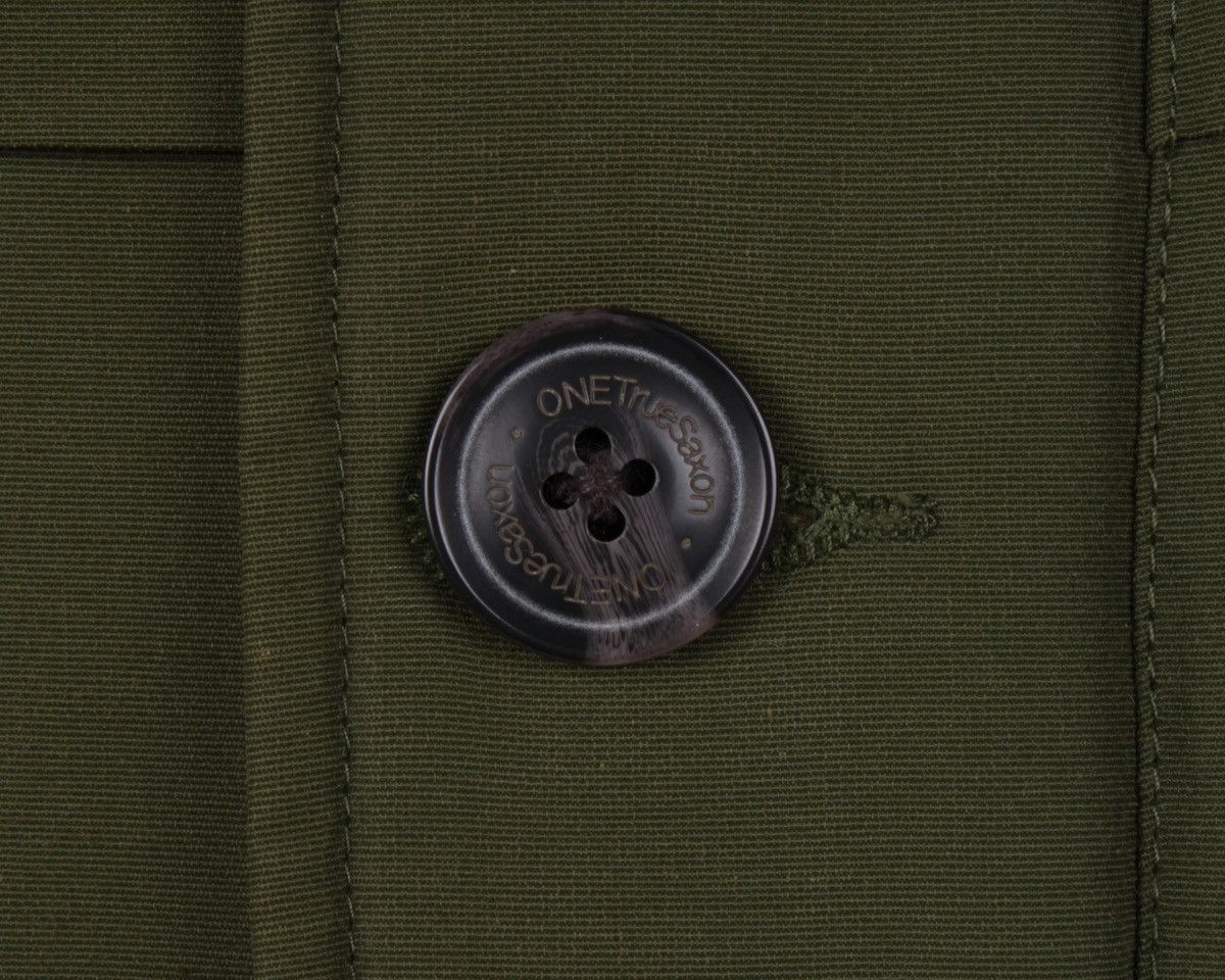 Vintage ONE TRUE SAXON Down Feather Green Khaki Parka Jacket Size US M / EU 48-50 / 2 - 6 Thumbnail